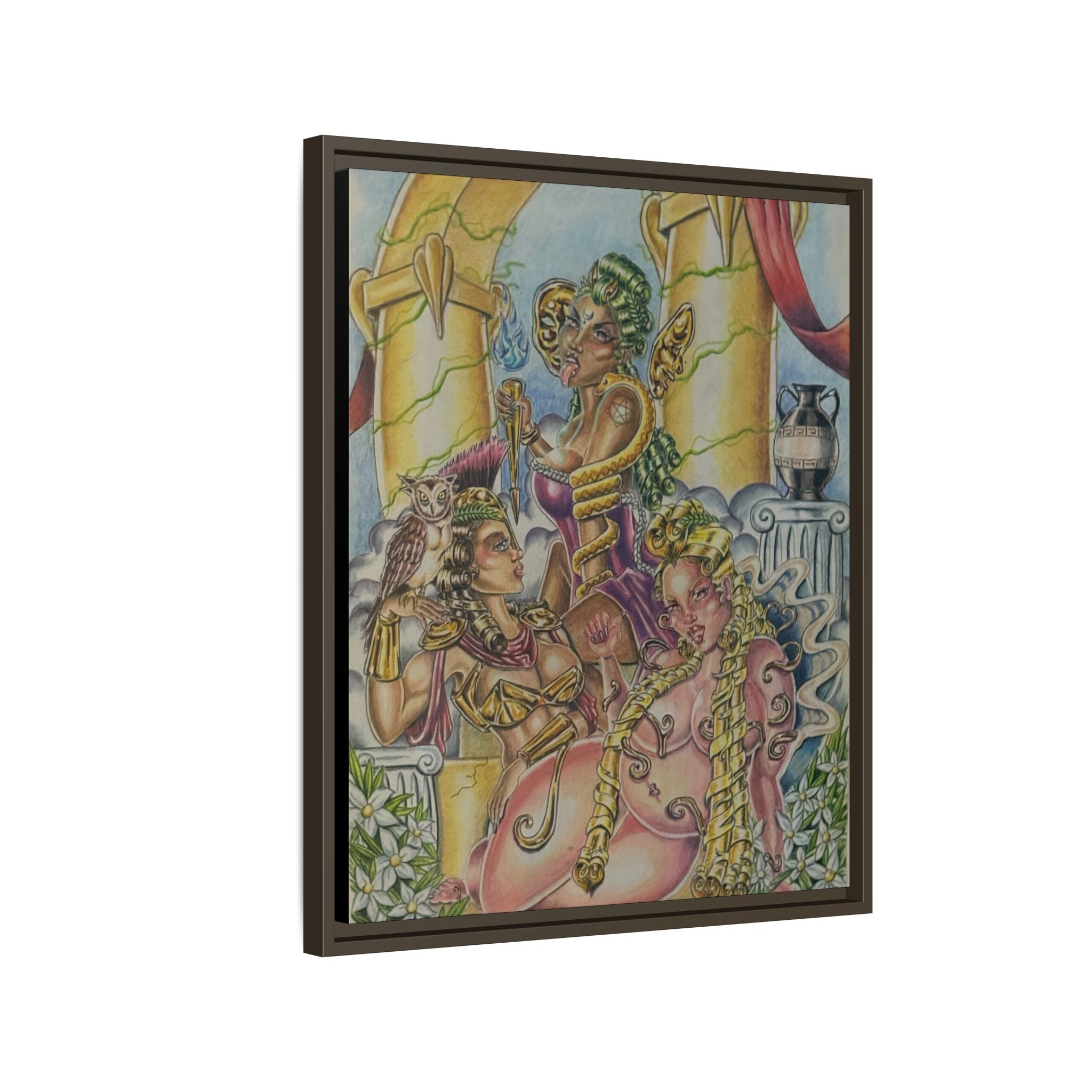 Canvas Art Print - Many Faces