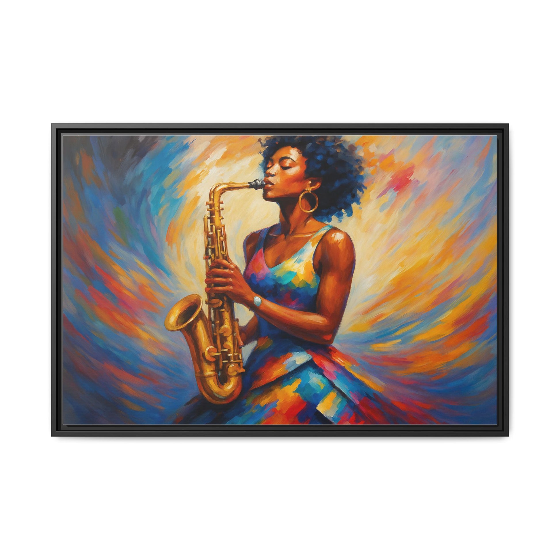 Vibrant Jazzy Lady