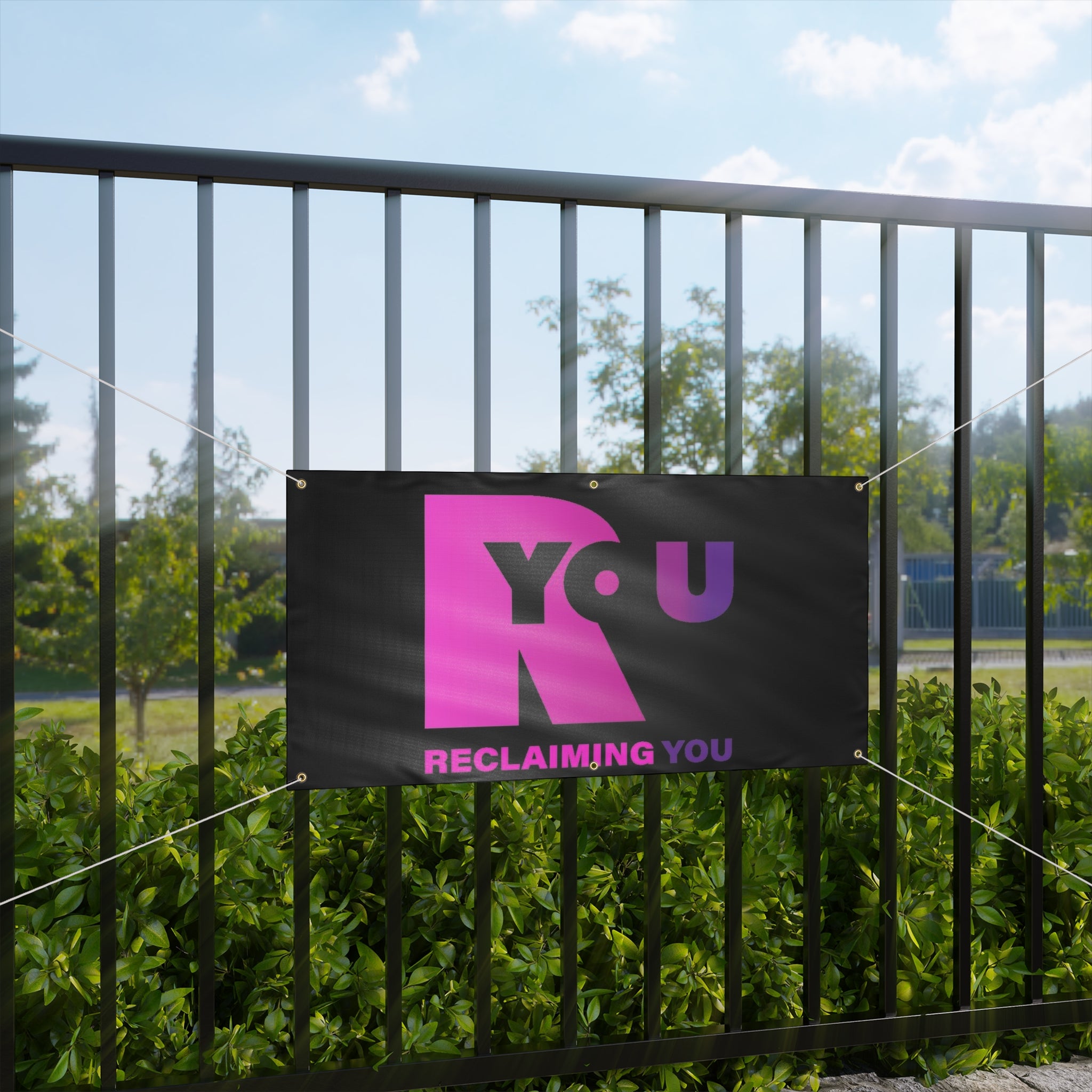 Reclaiming You Matte Banner, Empowerment Sign, Motivational Wall Decor, Event Decoration, Inspirational Banner, Personal Growth