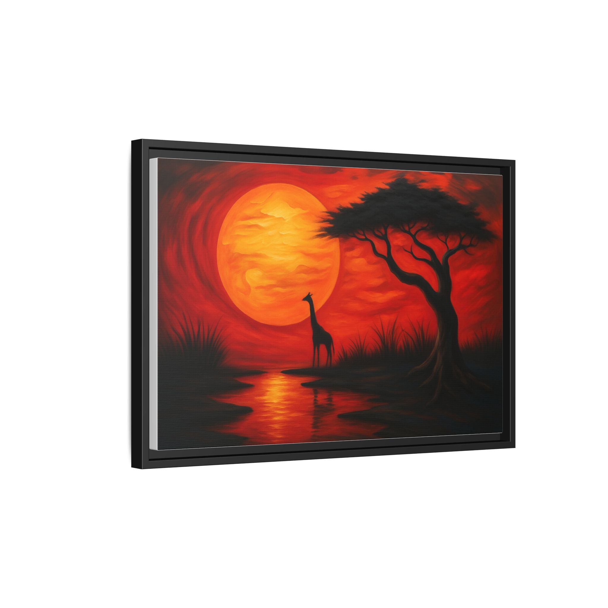 Giraffe Savanna Sunset