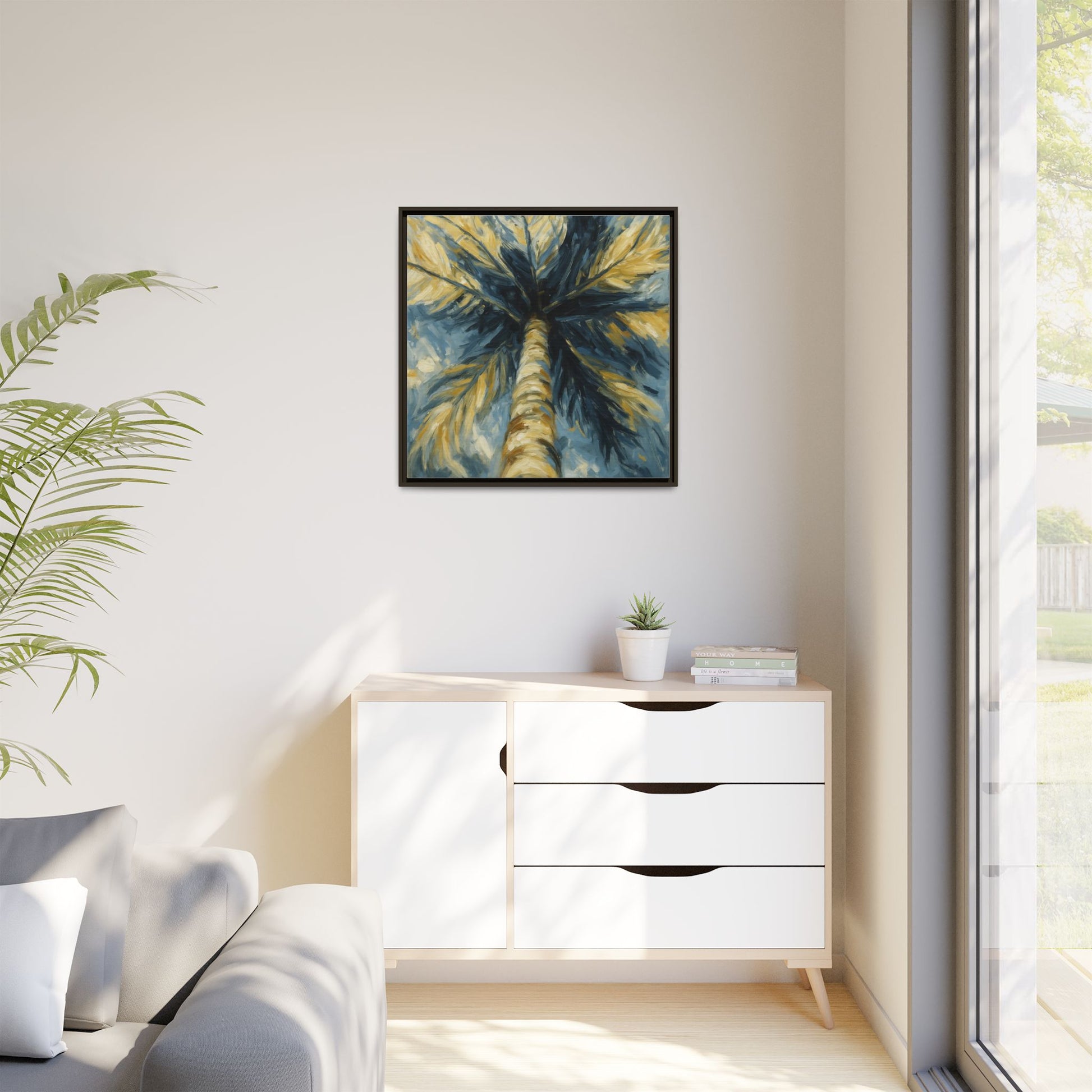 Blue Palm Tree