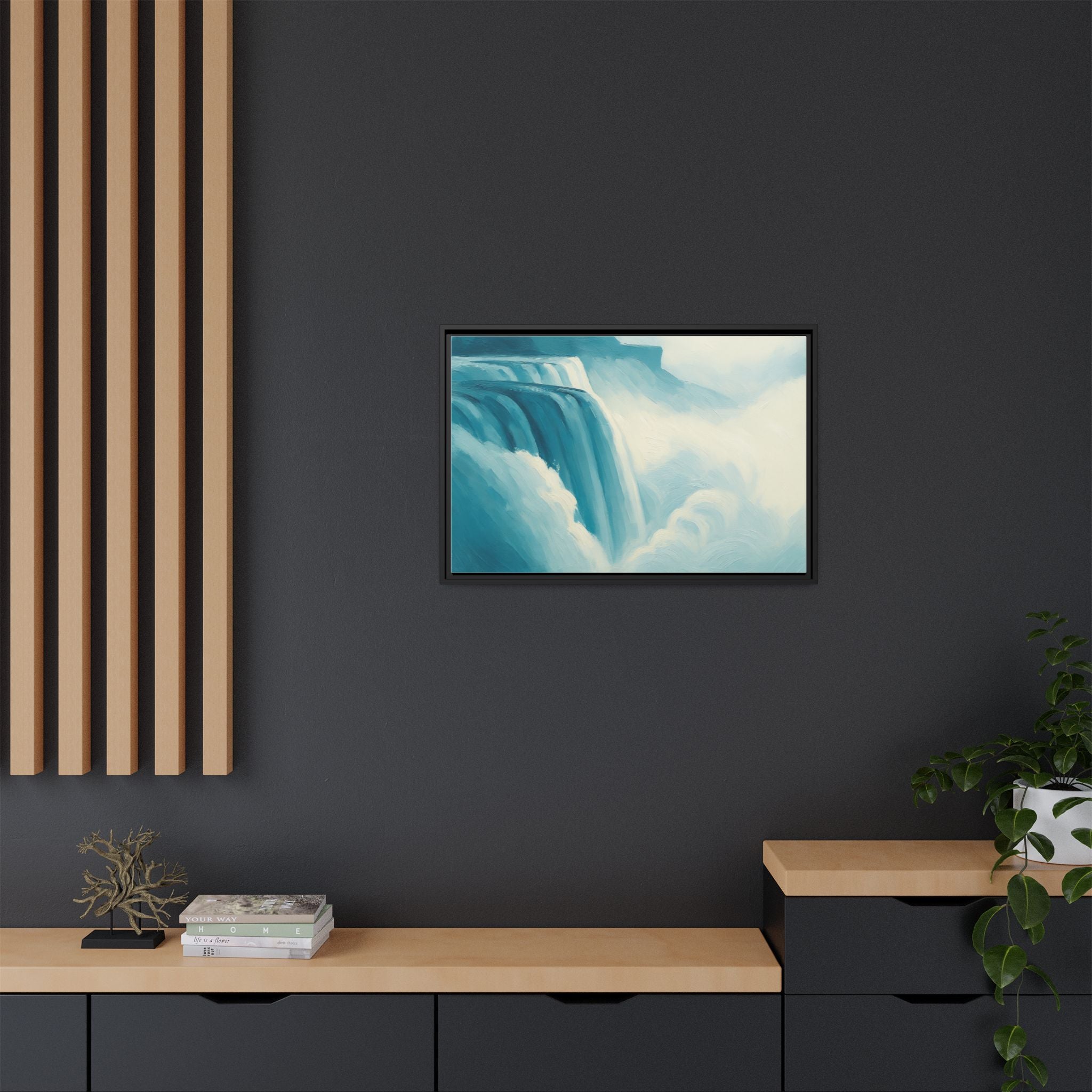 Blue Beautiful Waterfall