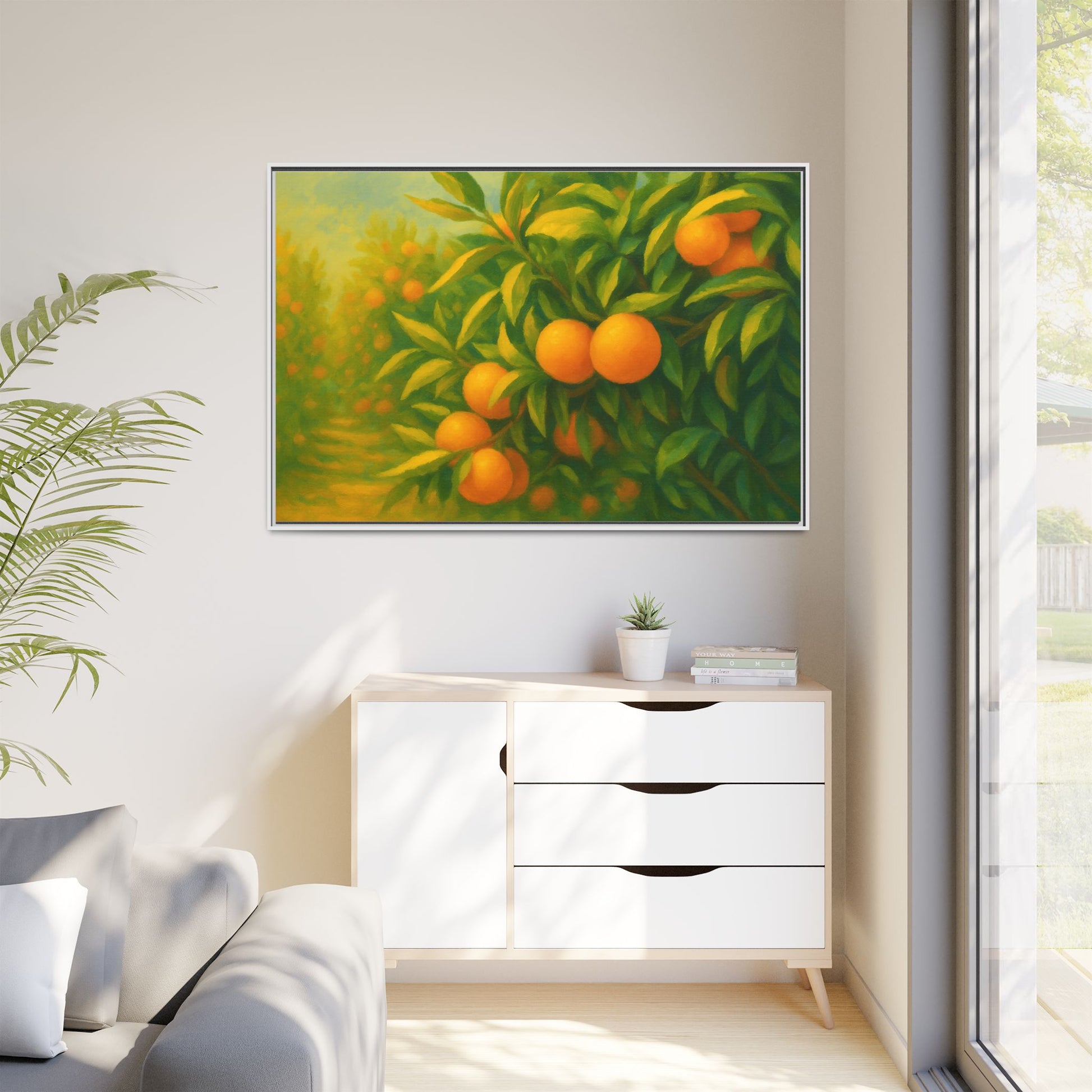 Orange Orchard Field