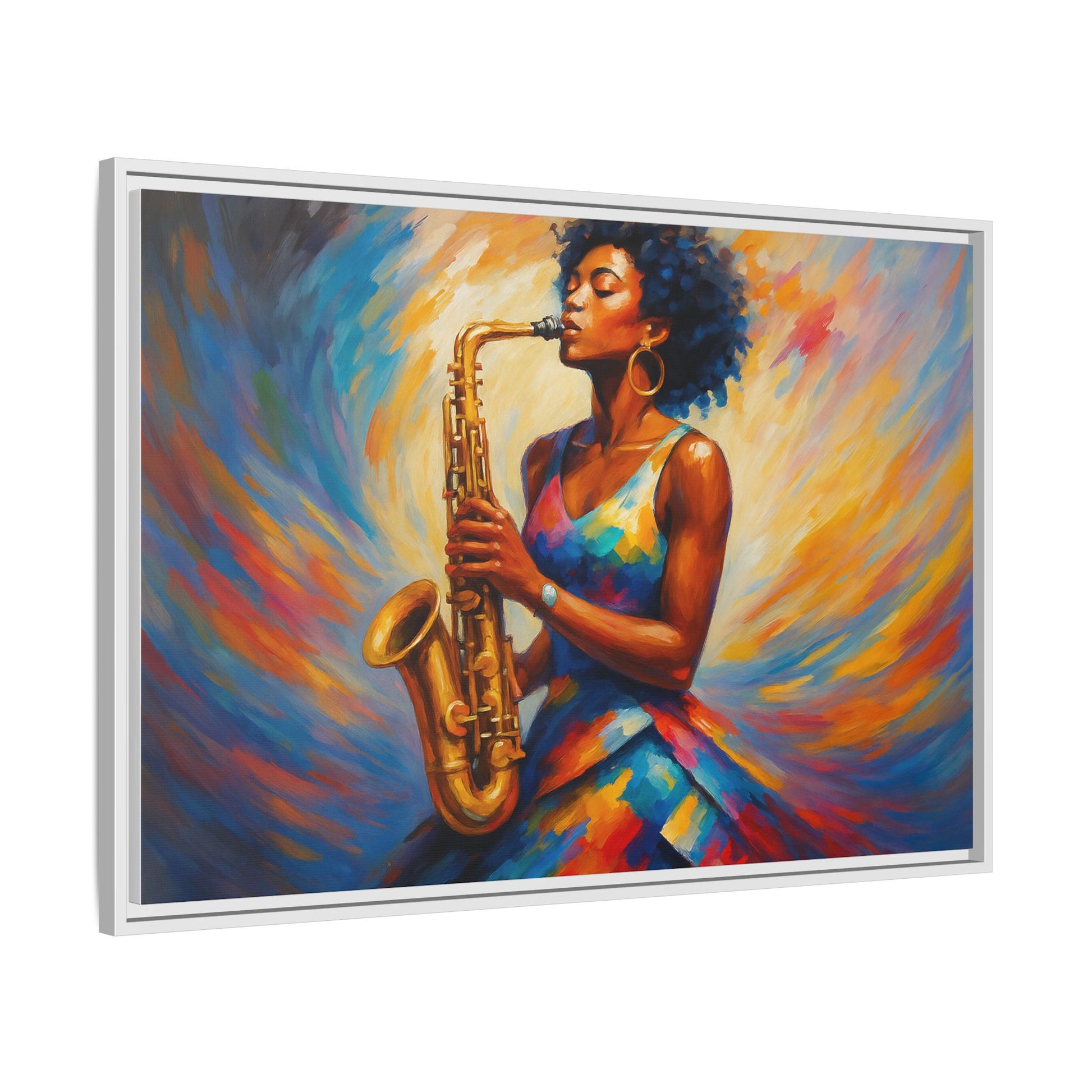 Vibrant Jazzy Lady