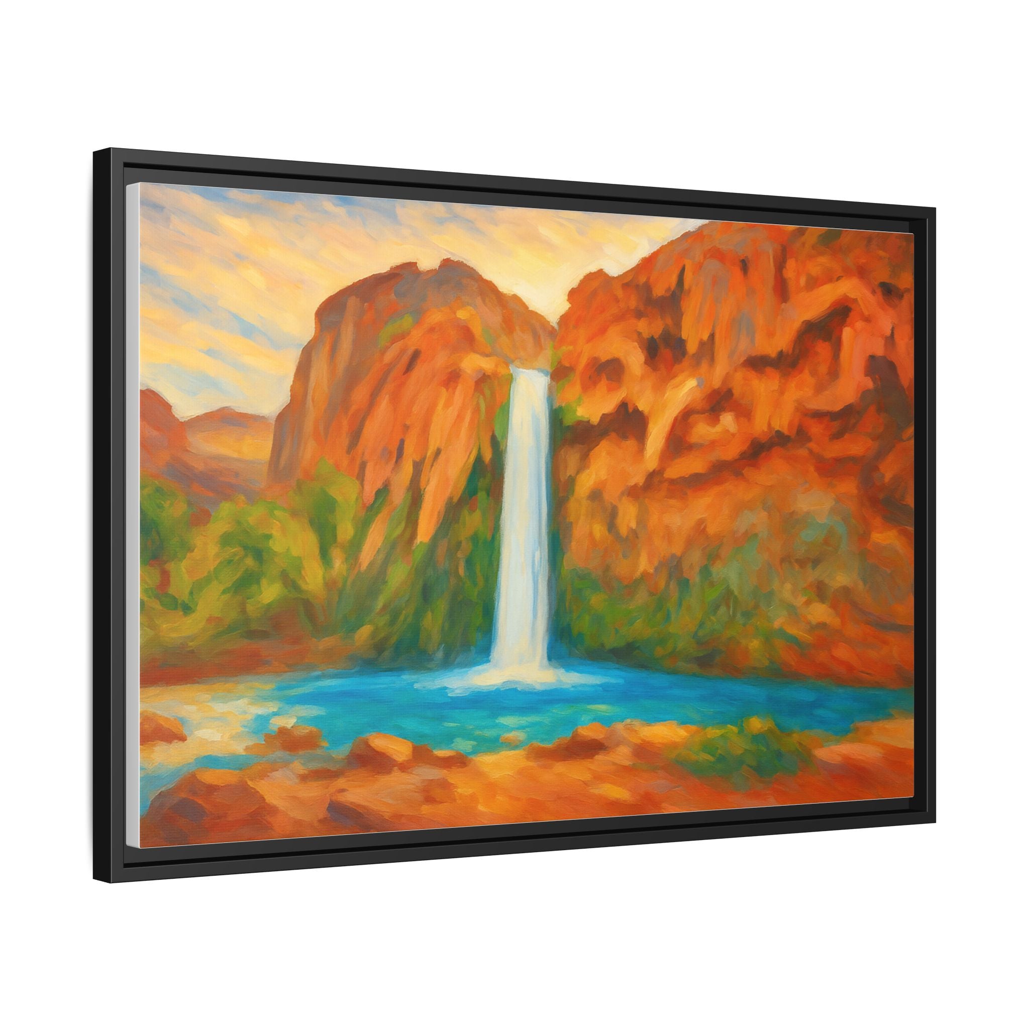 Waterfall Landscape Nature