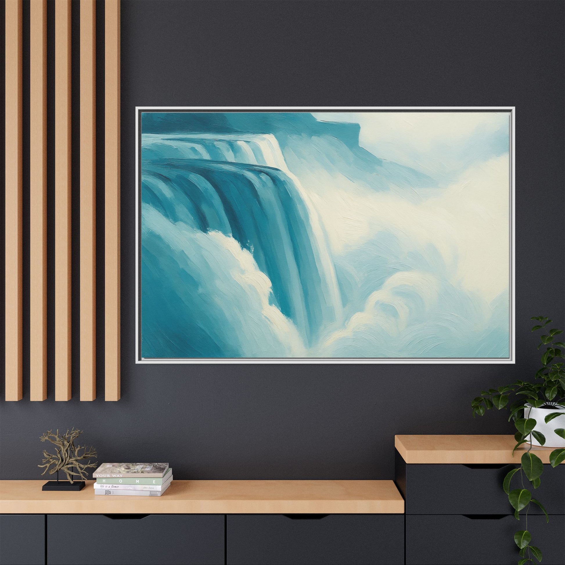 Blue Beautiful Waterfall