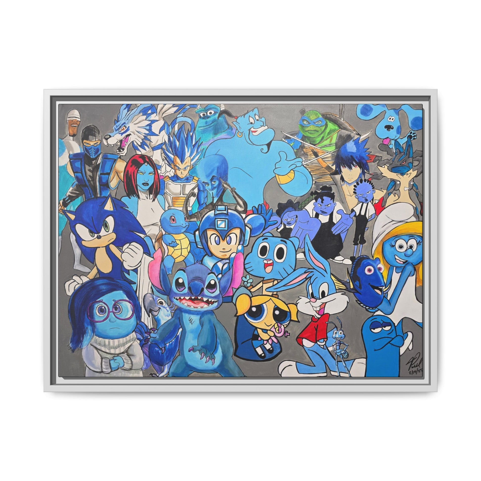 Blue Characters