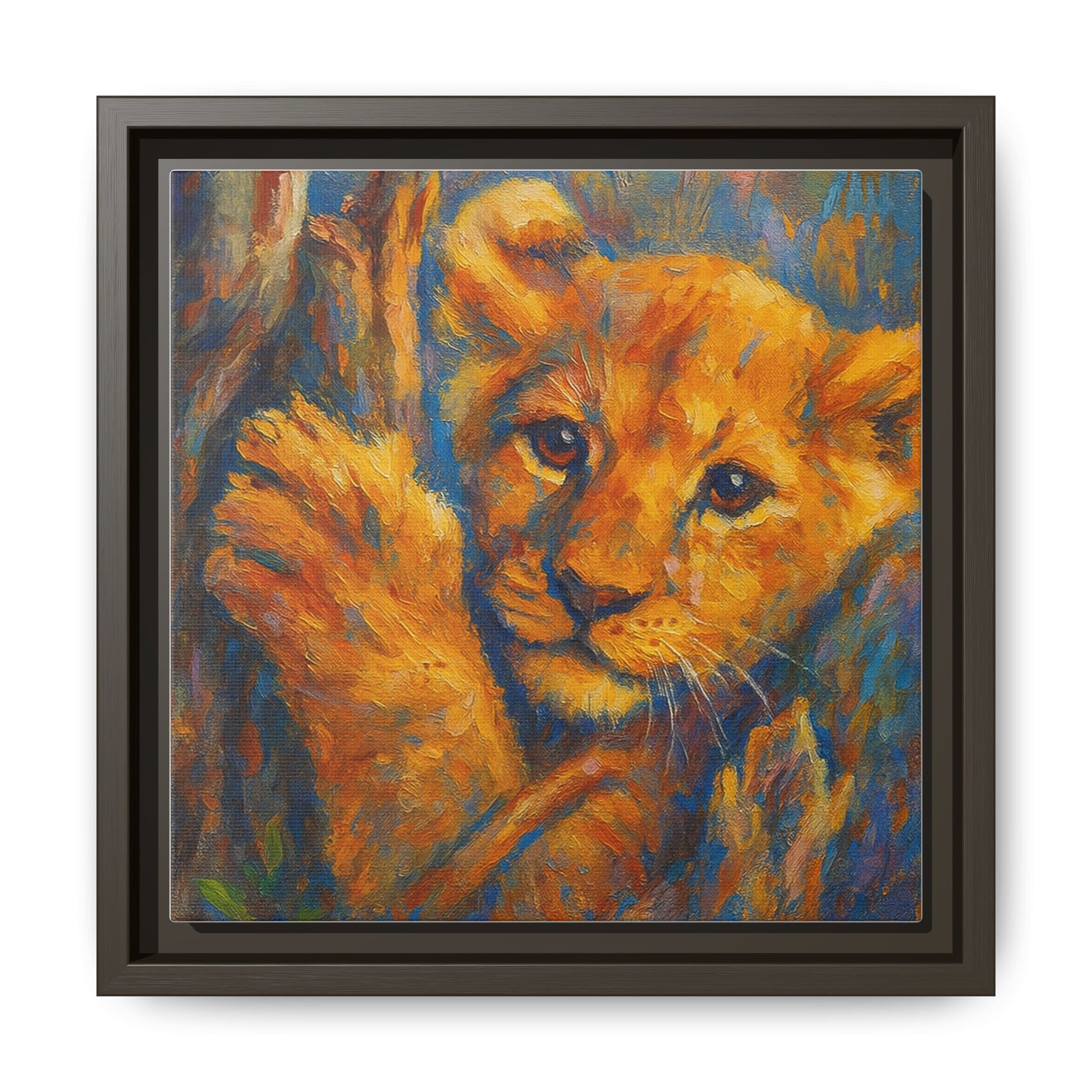 Lion Cub in Tree