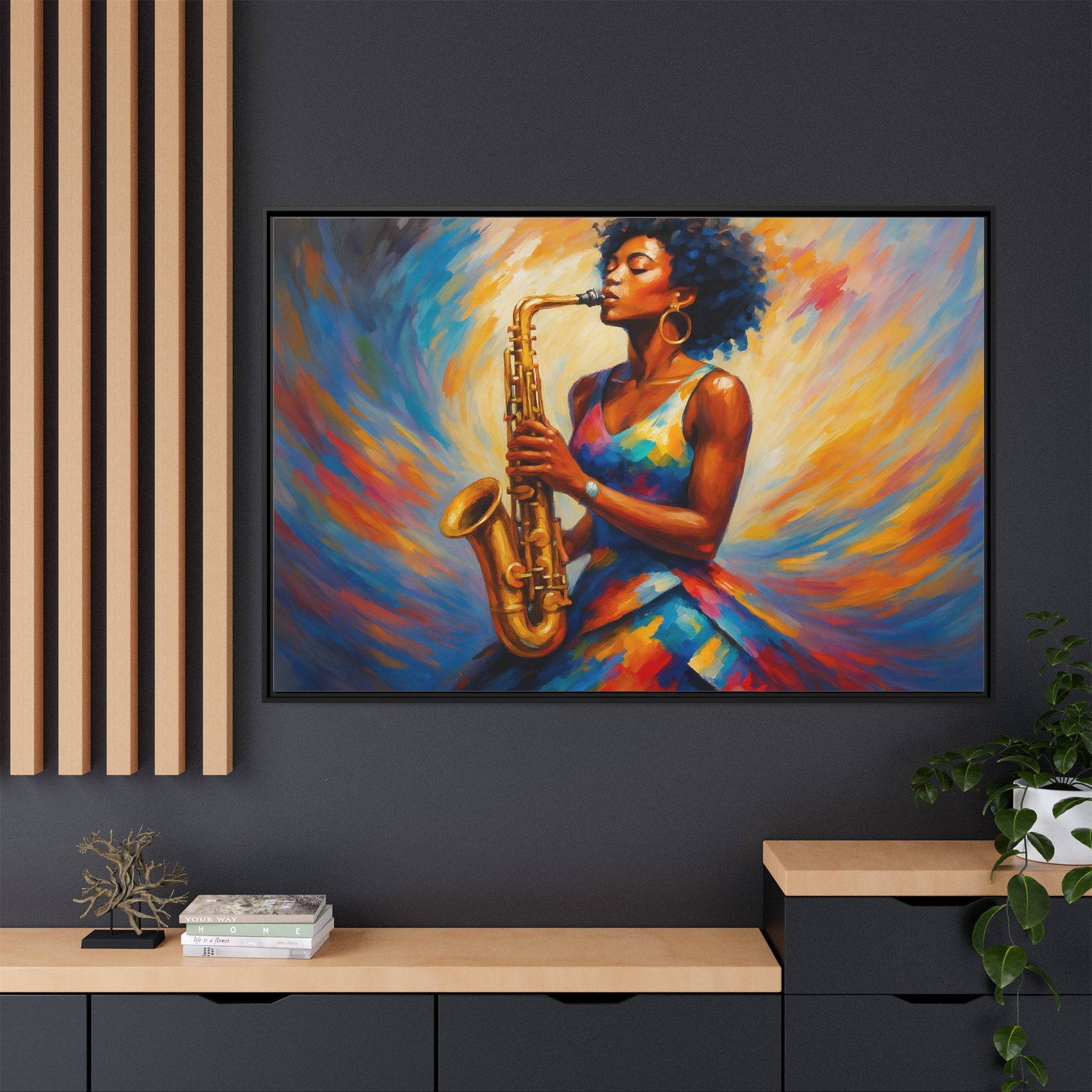 Vibrant Jazzy Lady