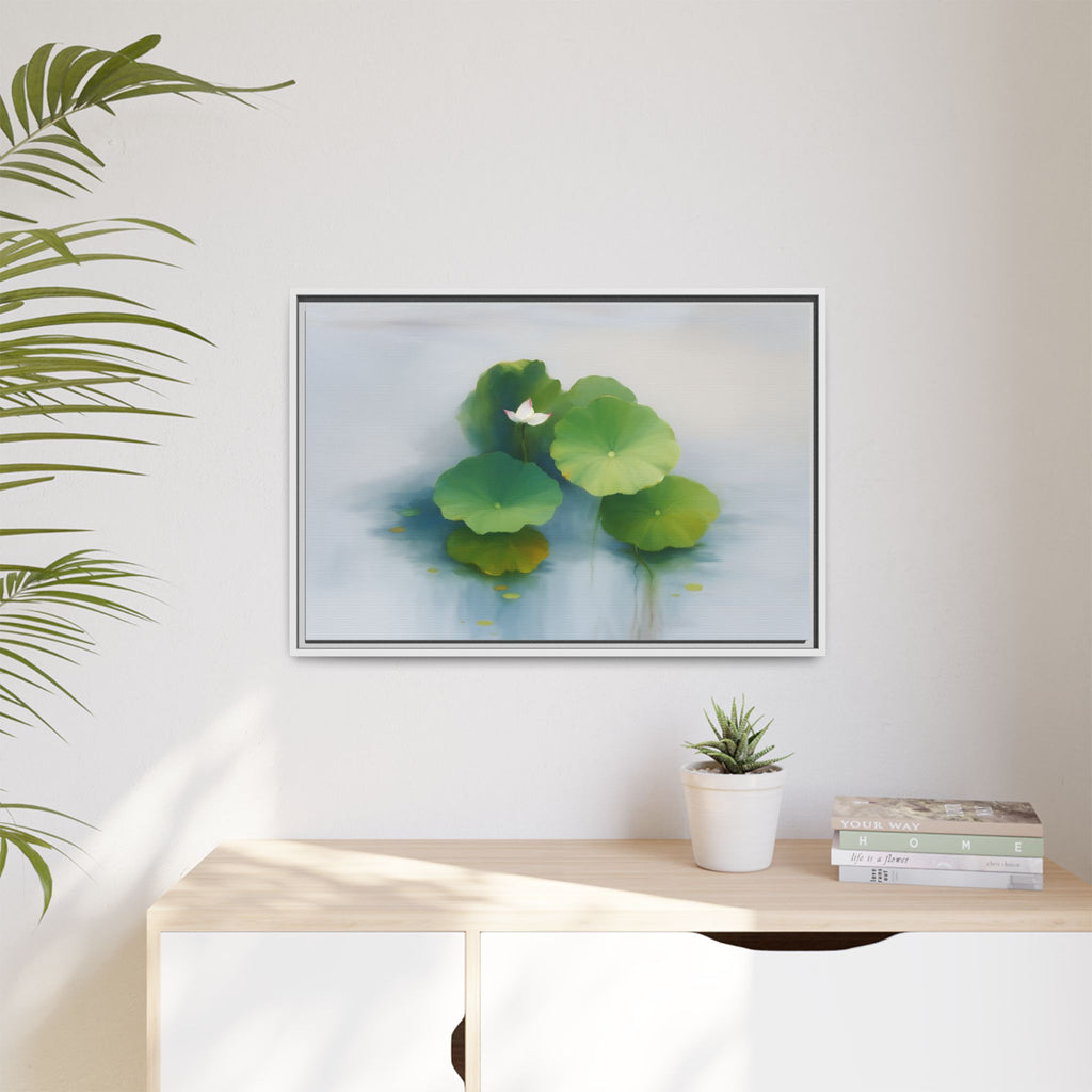 Serene Green Lotus