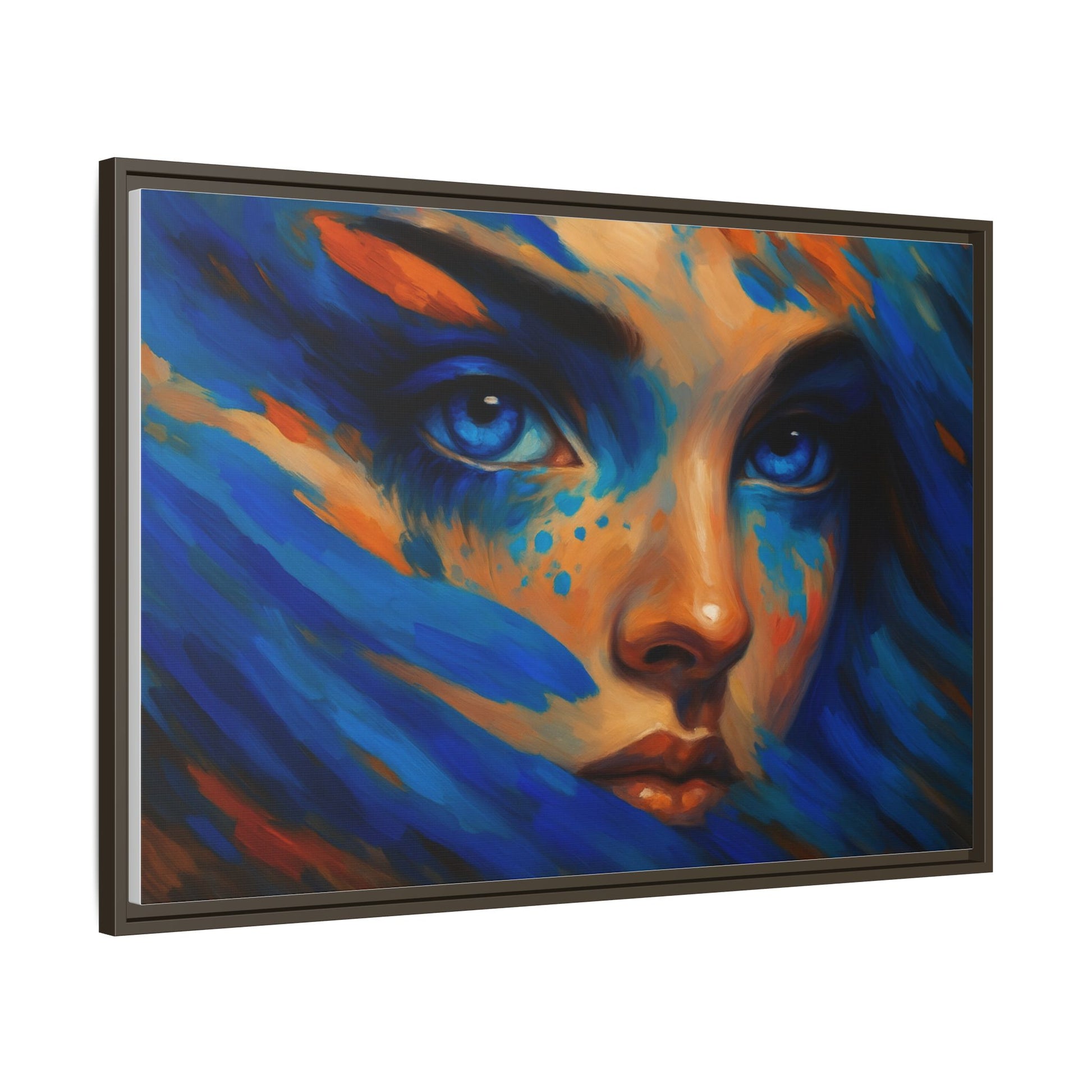Vibrant Lady Blue Wave