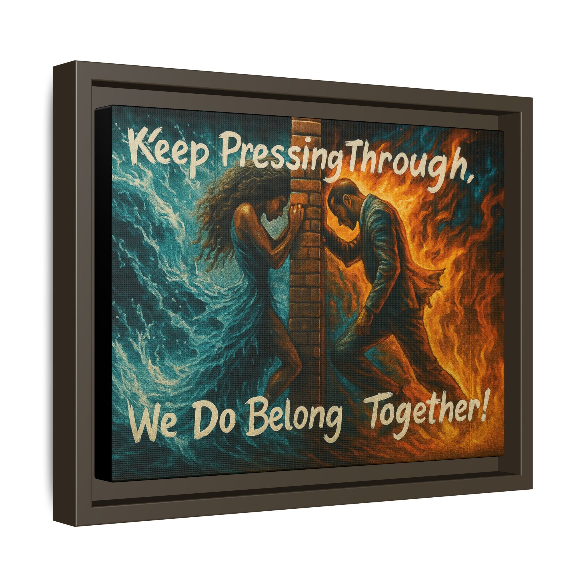 Matte Canvas, Framed (Multi-color)