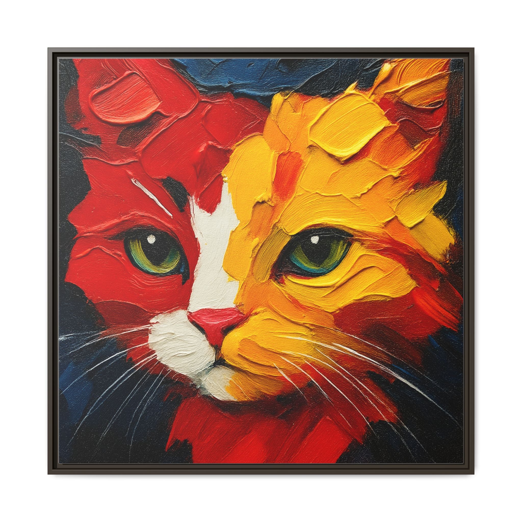 Whiskers in Red & Gold