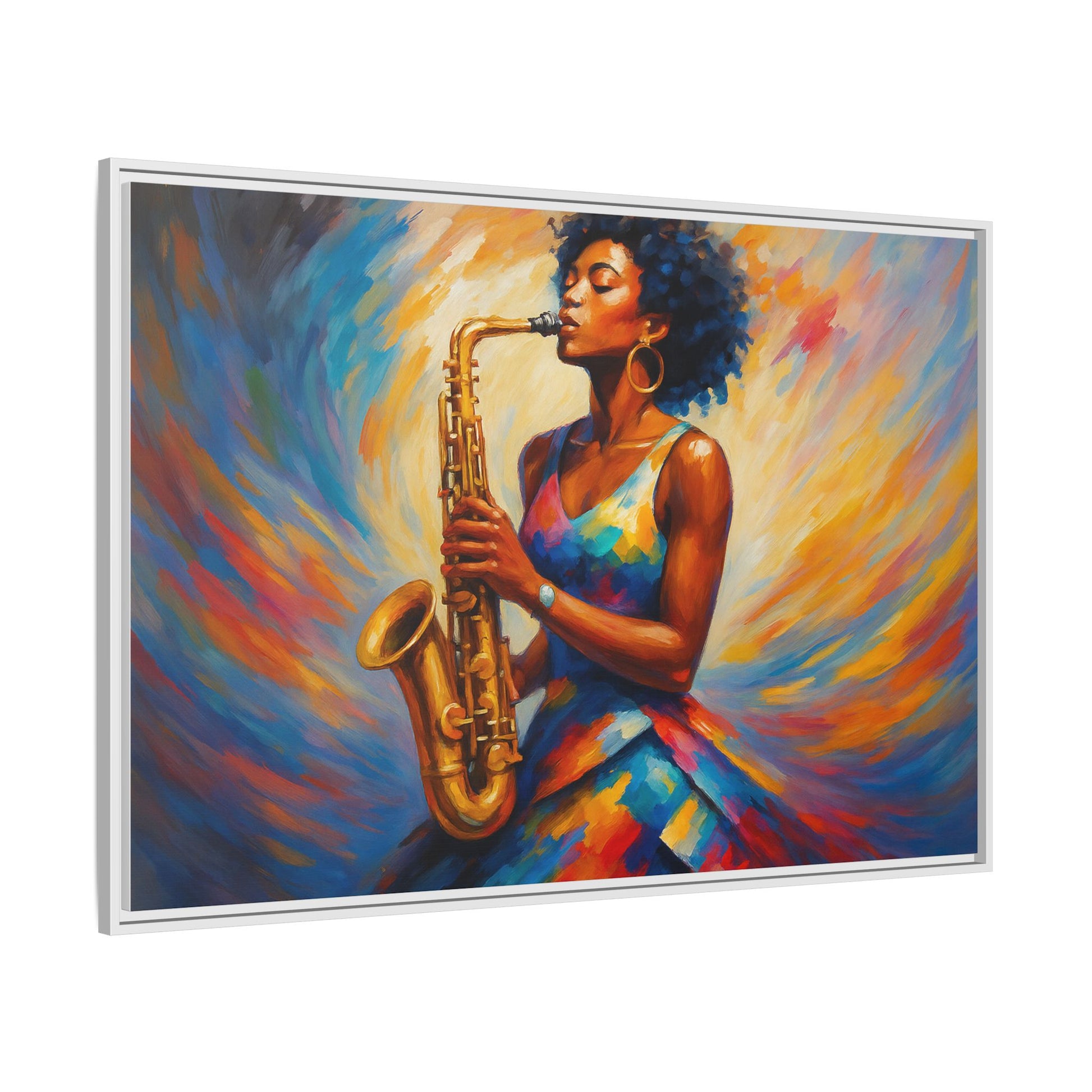 Vibrant Jazzy Lady