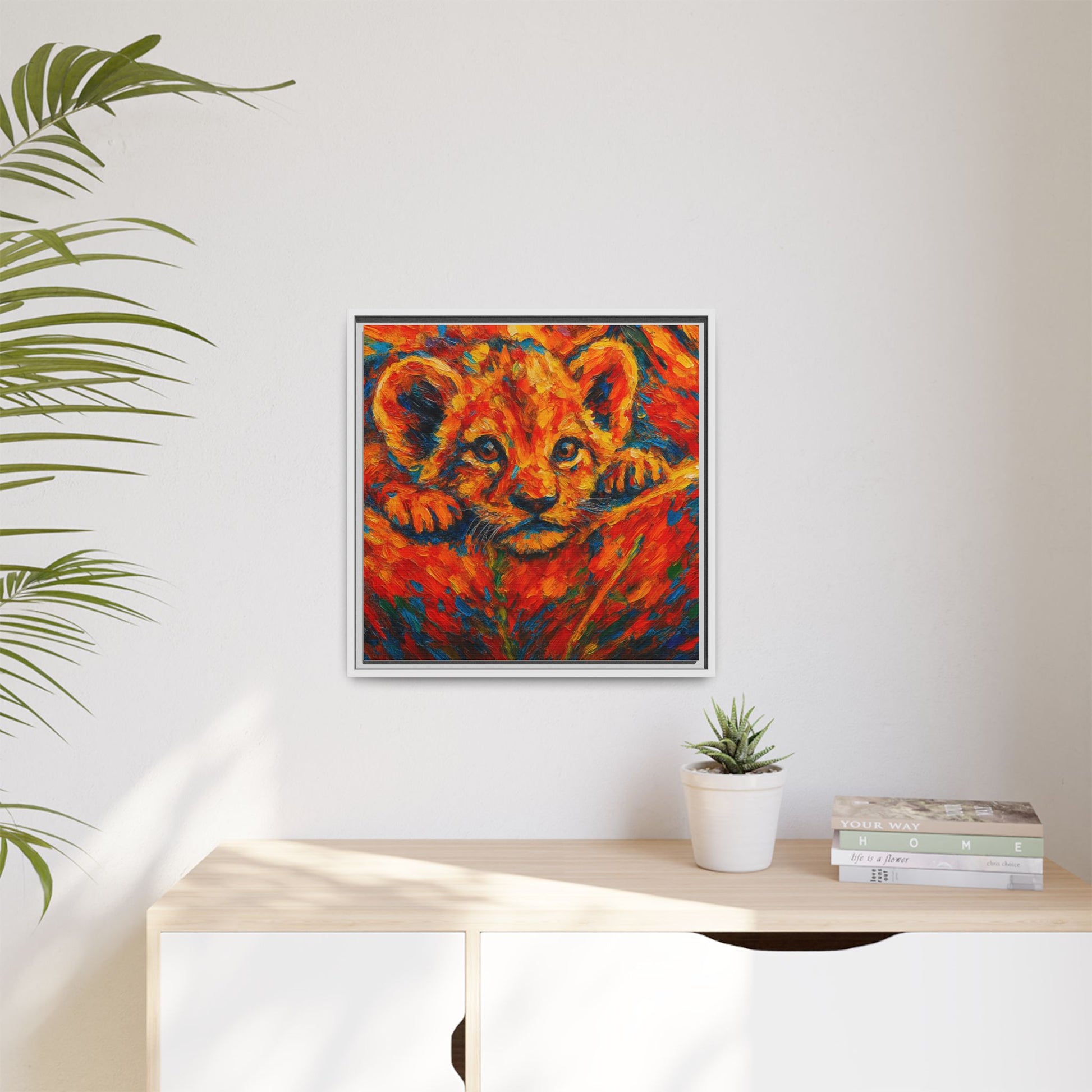 Vibrant Lion Cub
