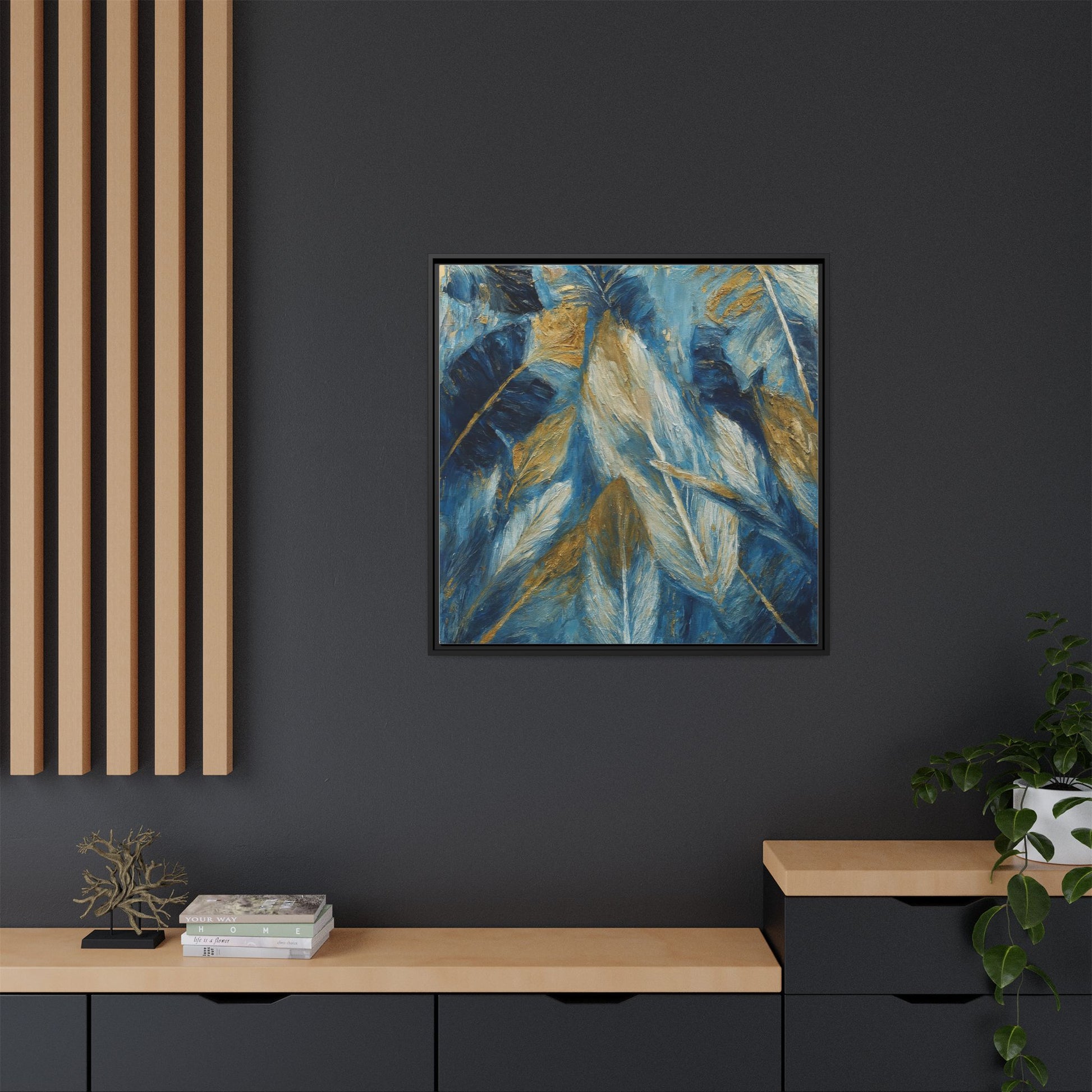 Blue Feather of Gold
