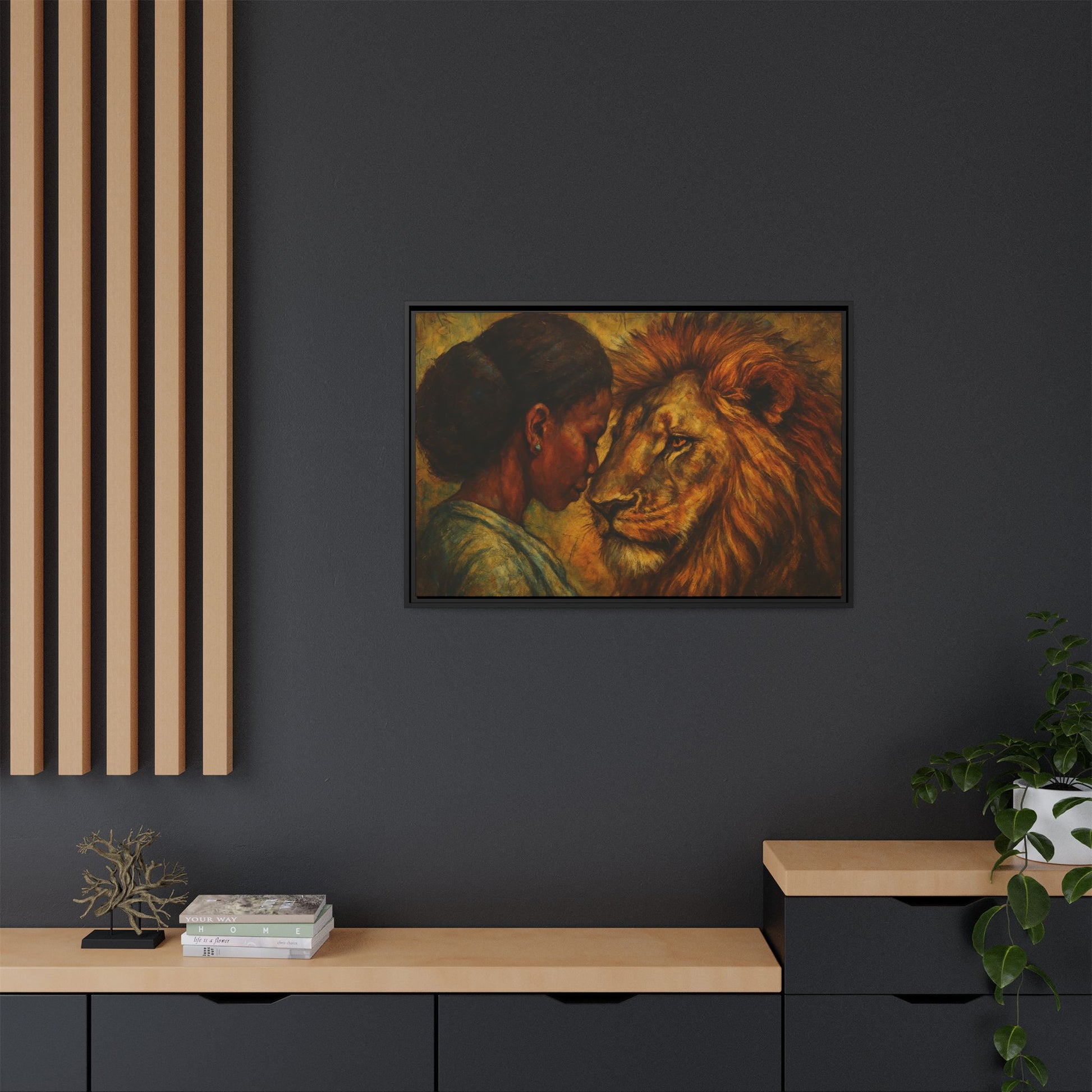 Lion and Woman