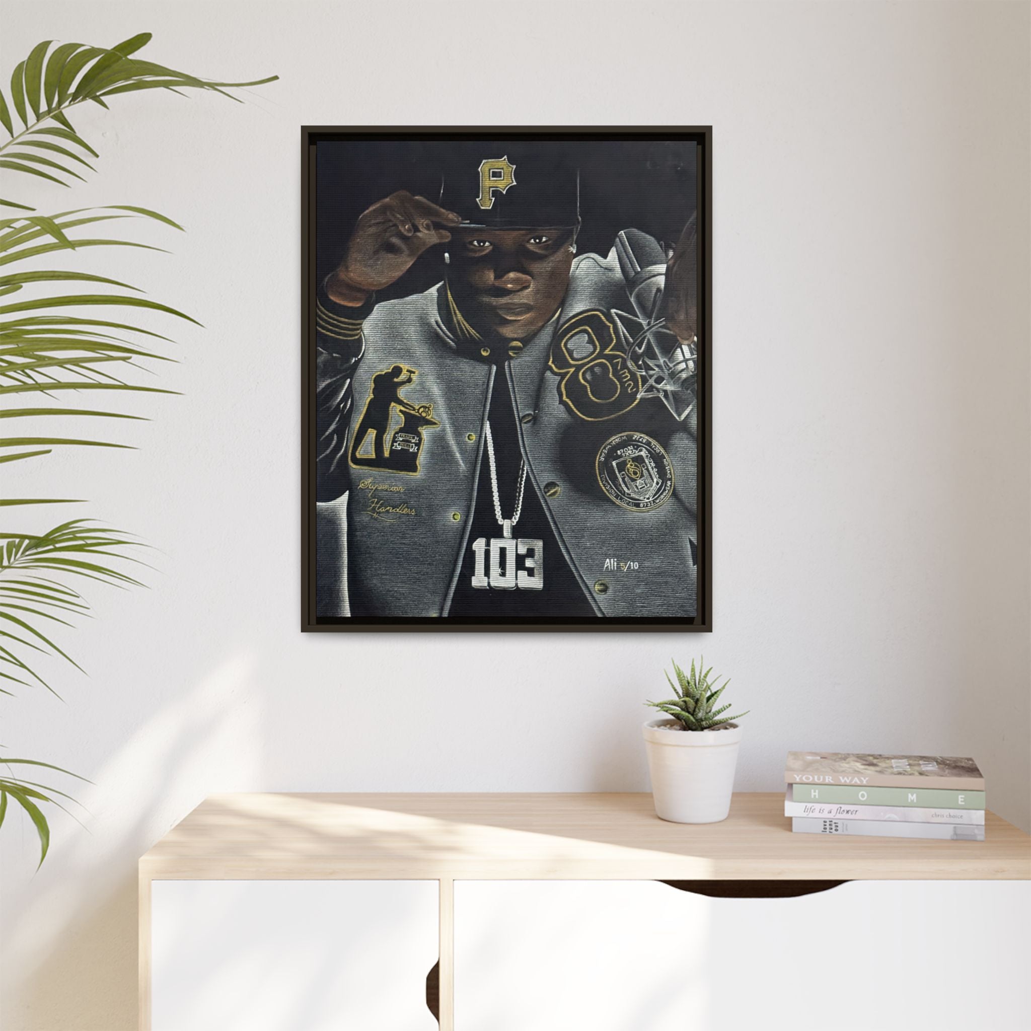 Canvas Looking in the Mirror Wall Art