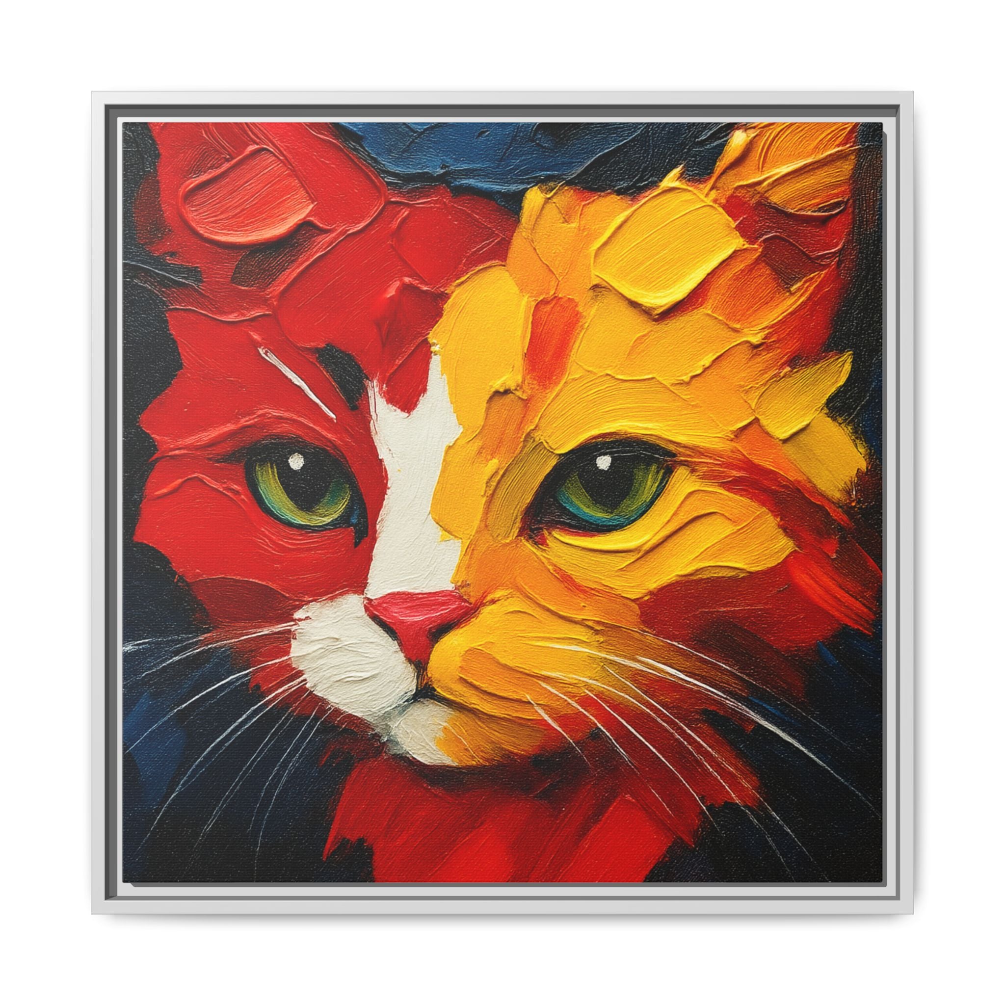 Whiskers in Red & Gold