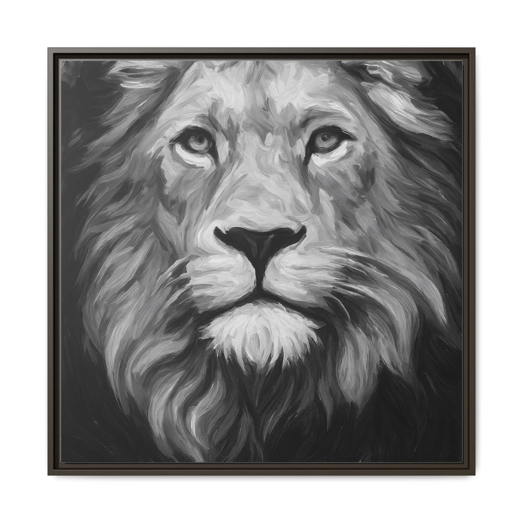 Black and White Lion 1