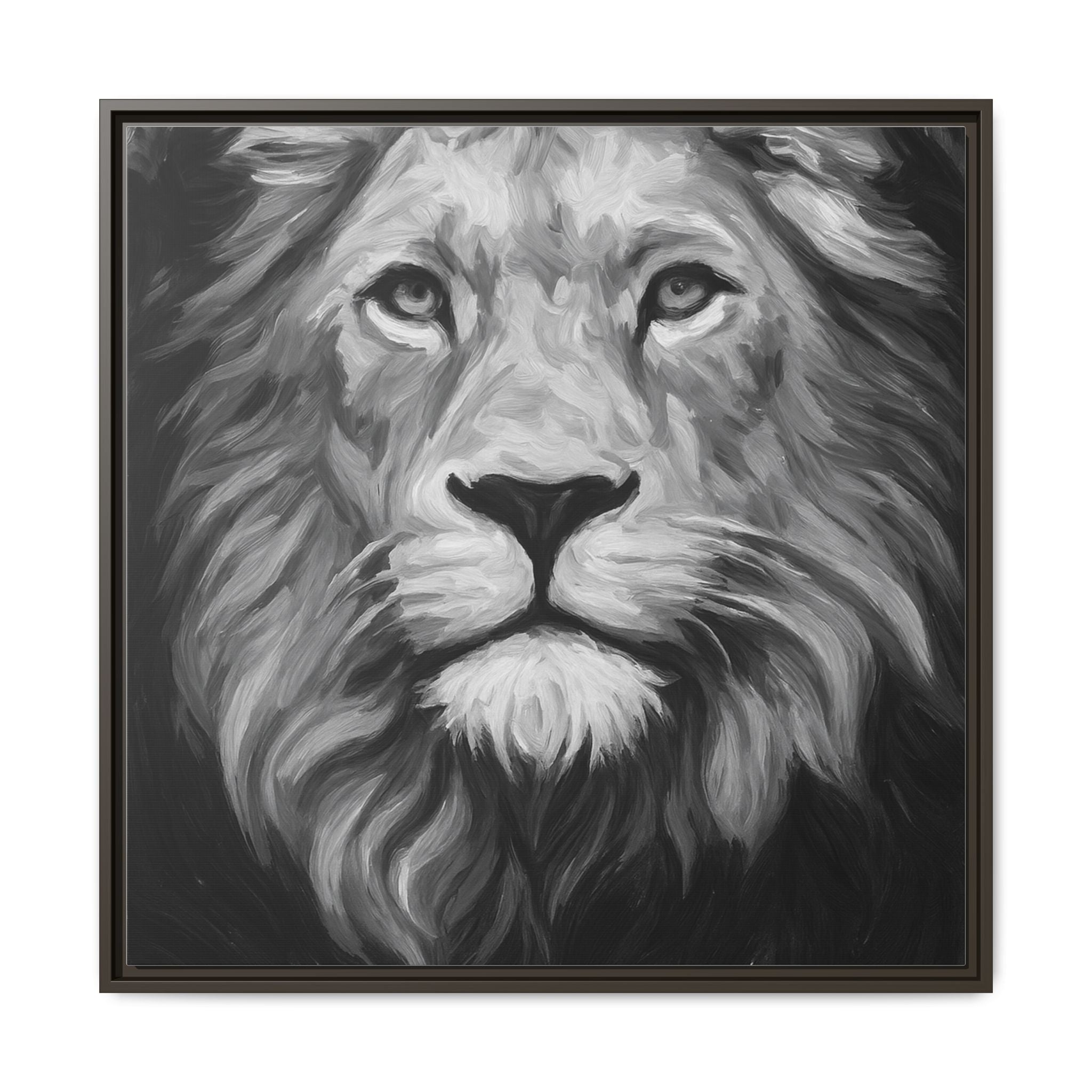 Black and White Lion 1