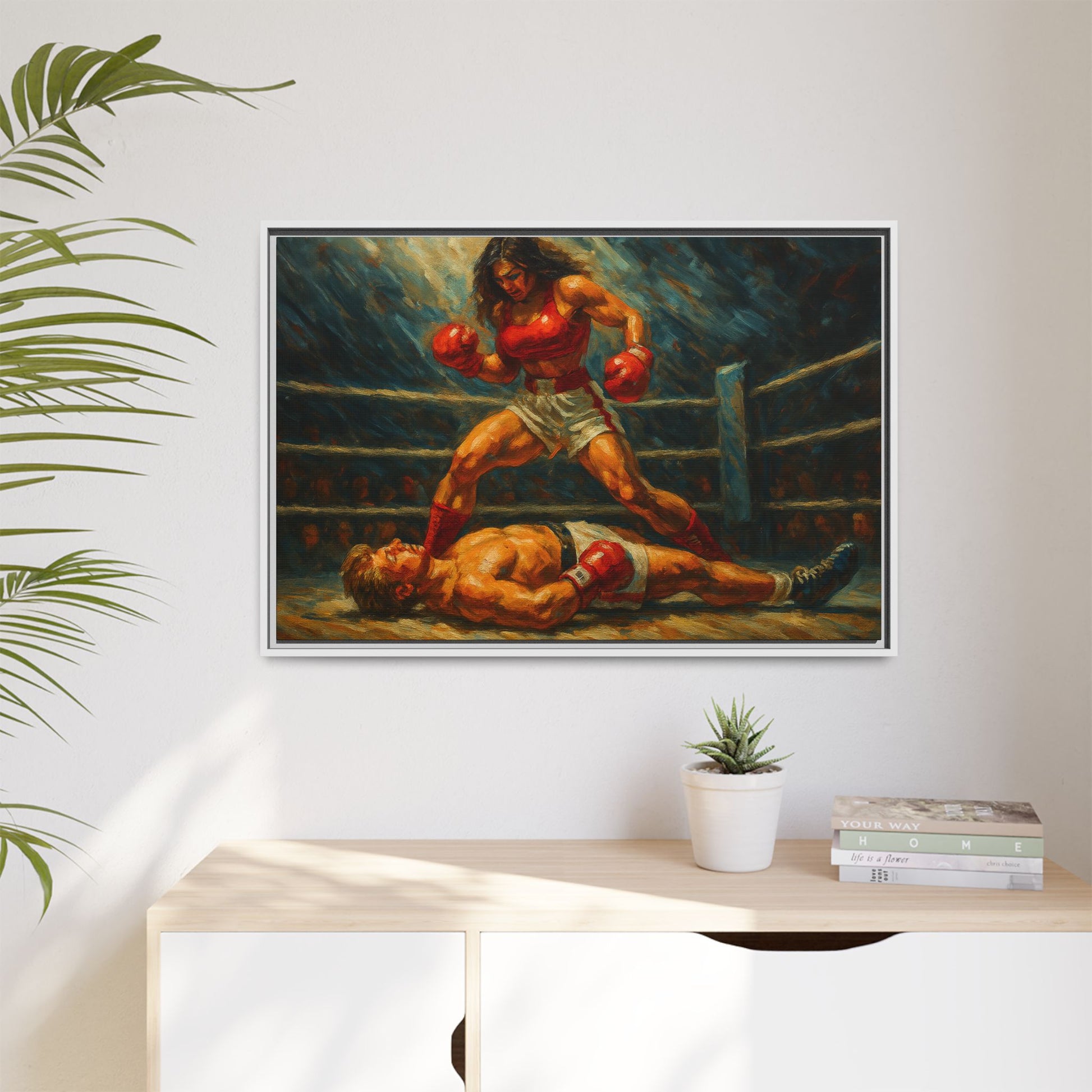 Boxing Lady