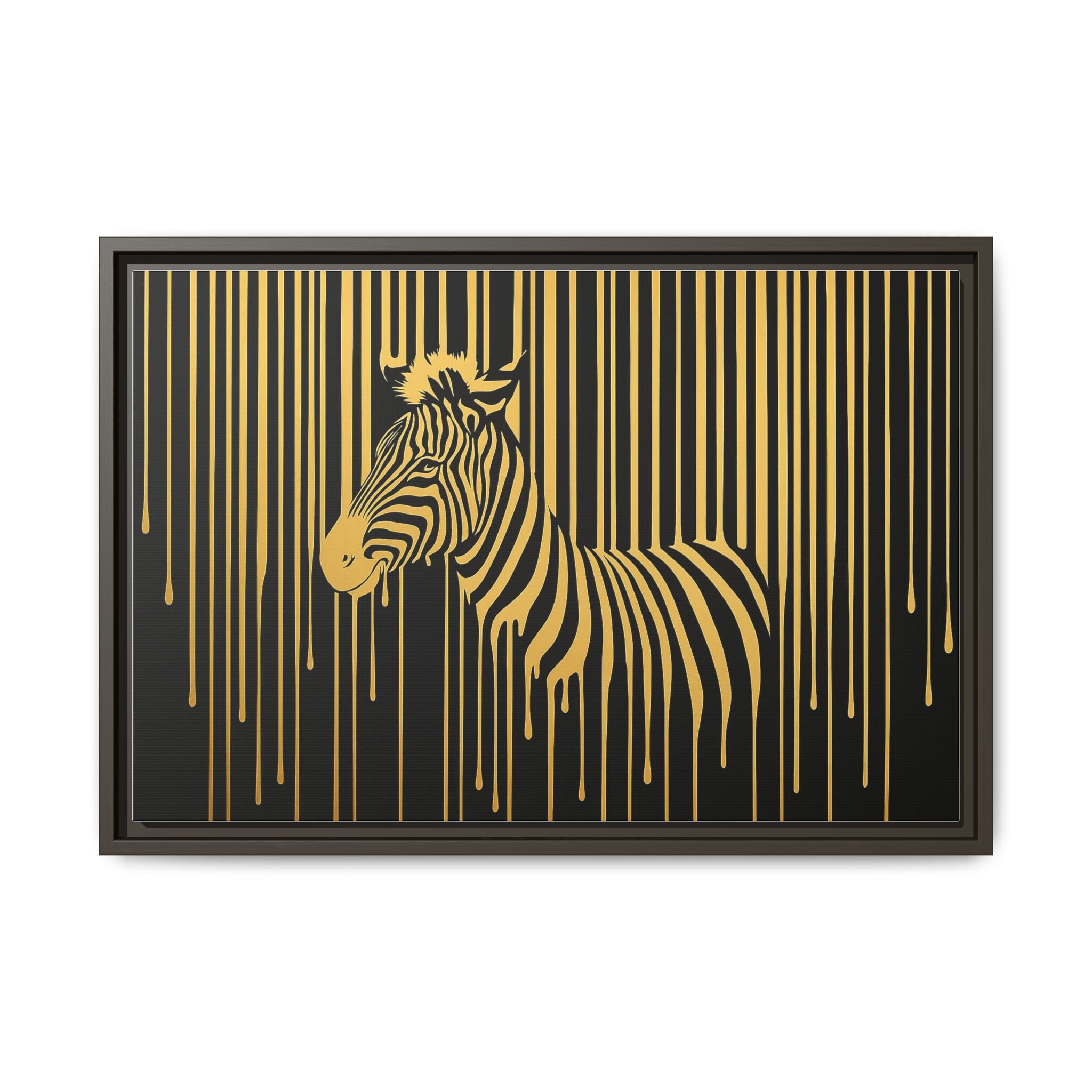 Gold Dripping Zebra