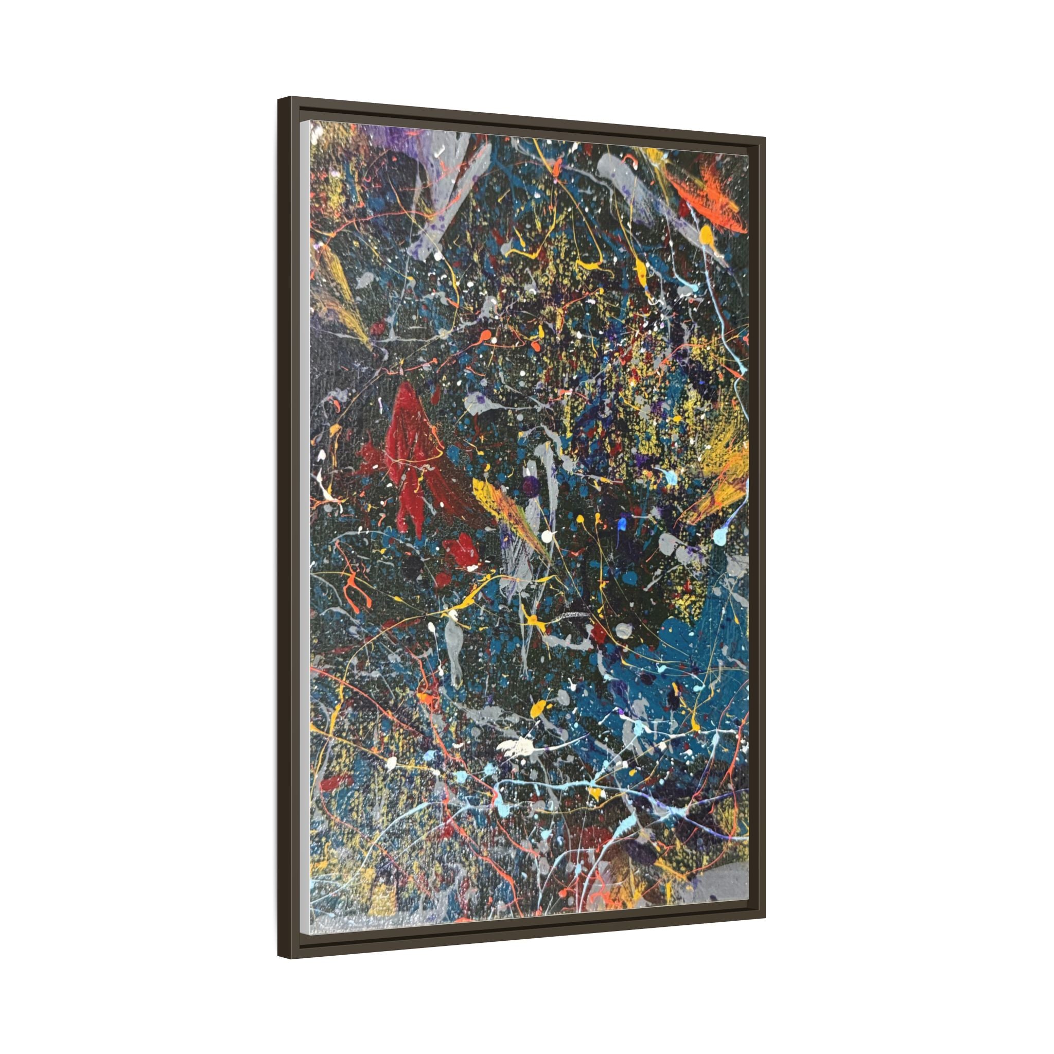 Colorful Abstract Framed Canvas Art
