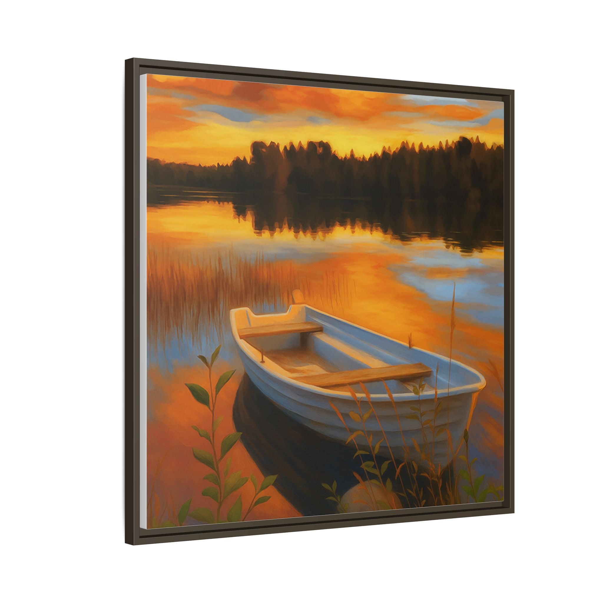 Sunset Boat Reflections