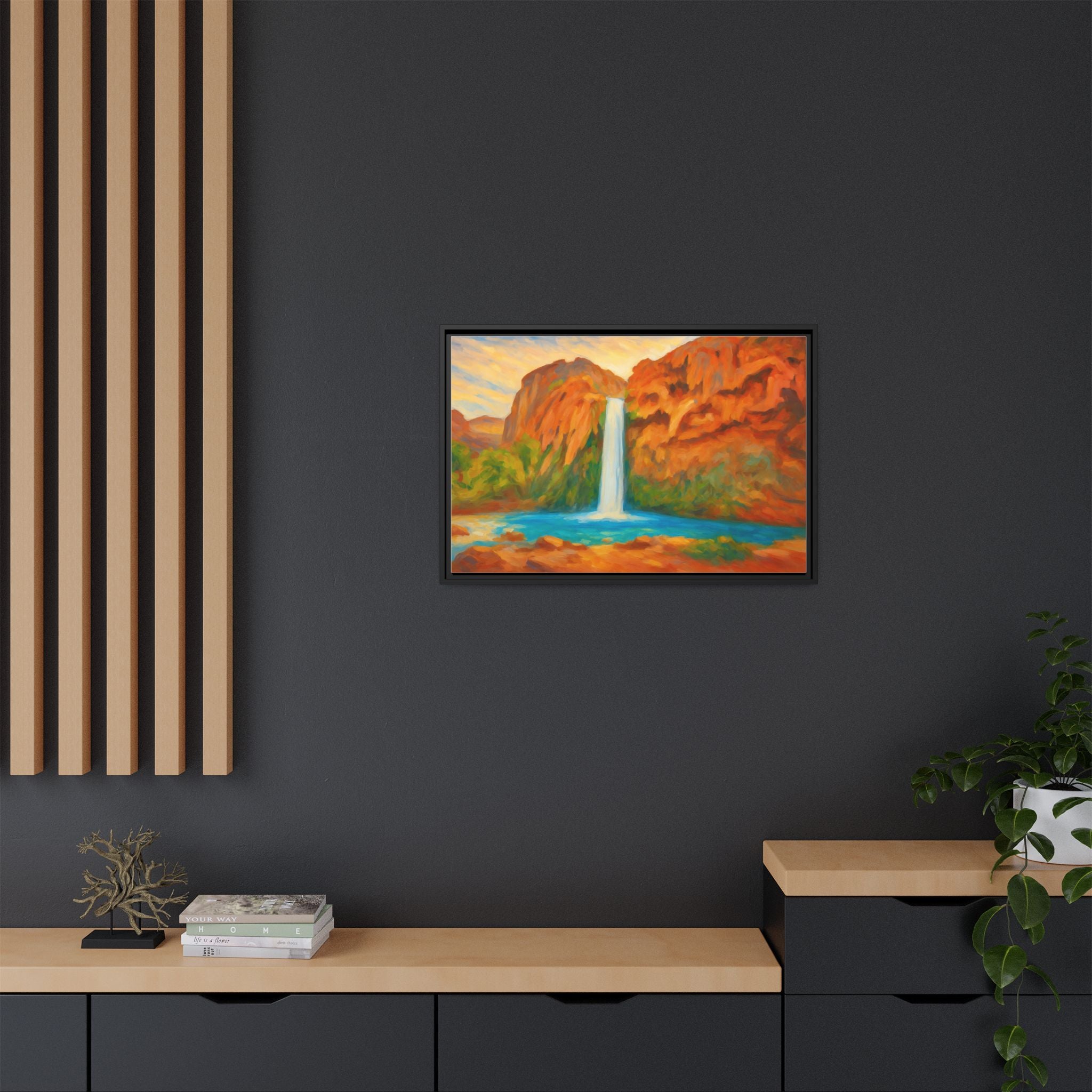 Waterfall Landscape Nature