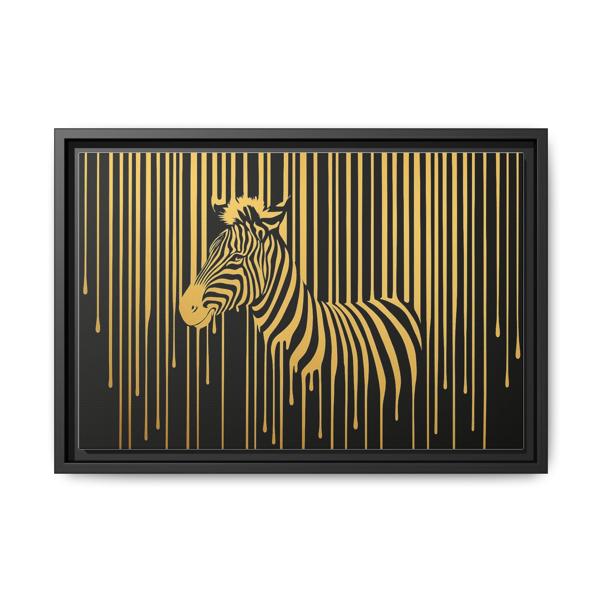 Gold Dripping Zebra