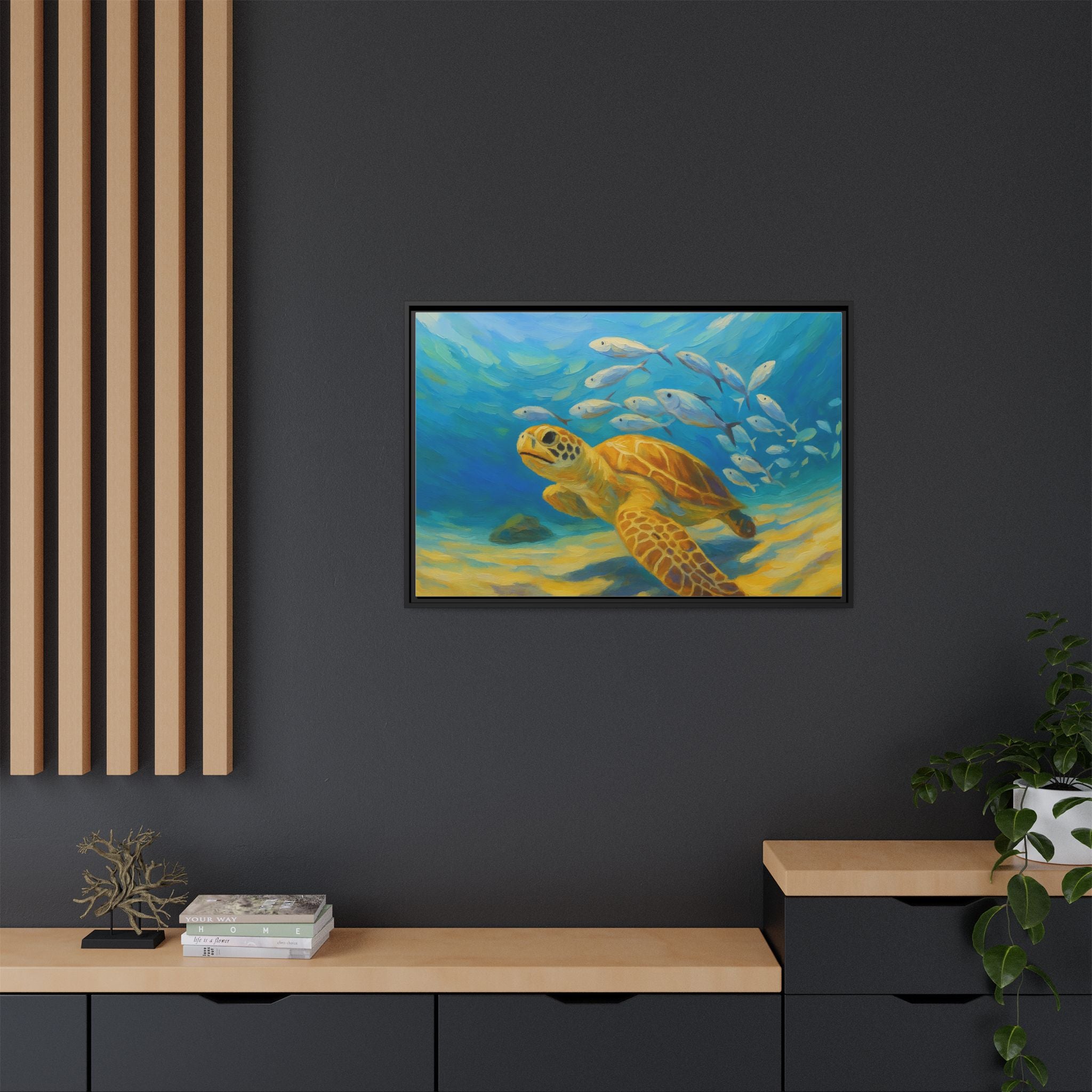 Underwater Sea Turtle life