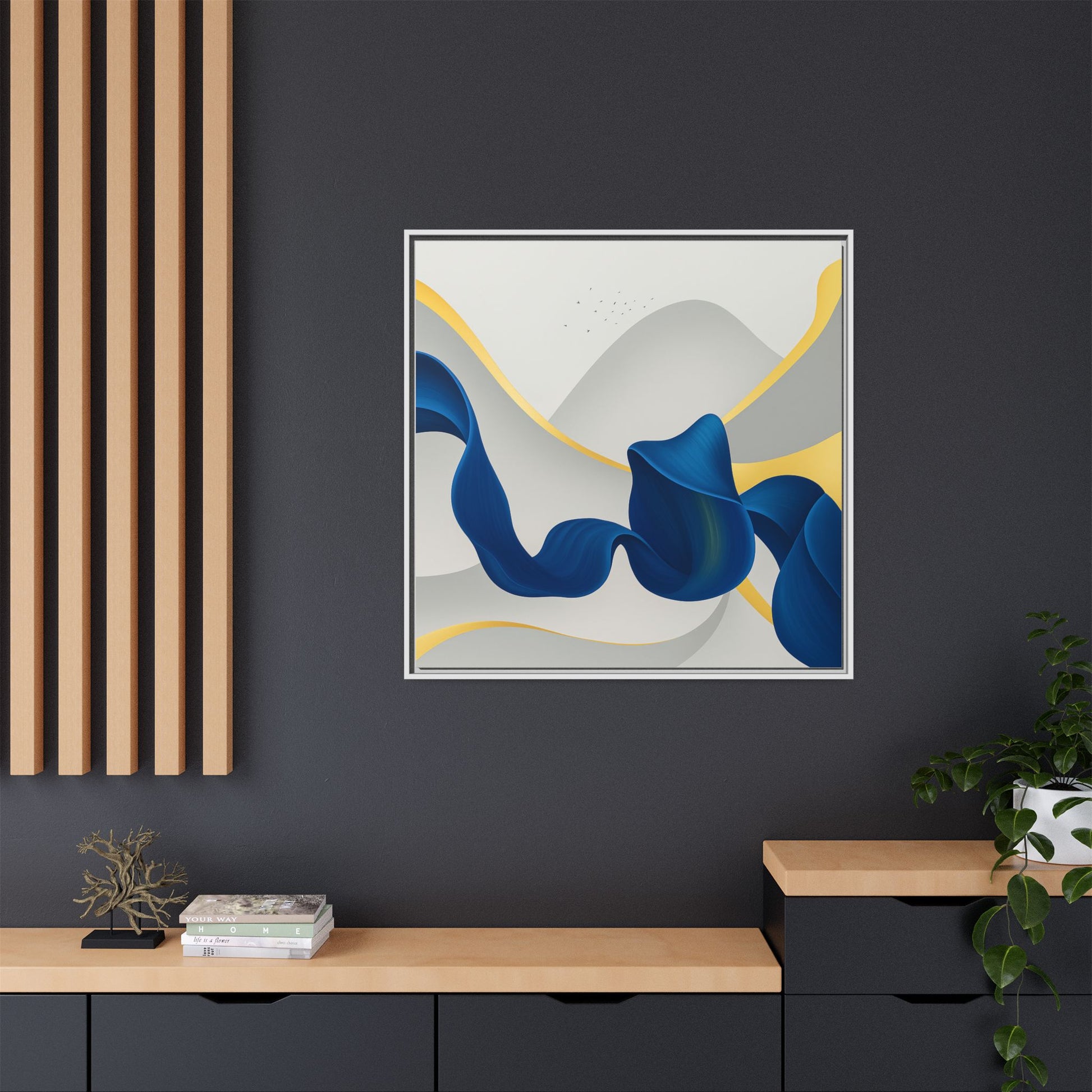 Stylish Blue Twist