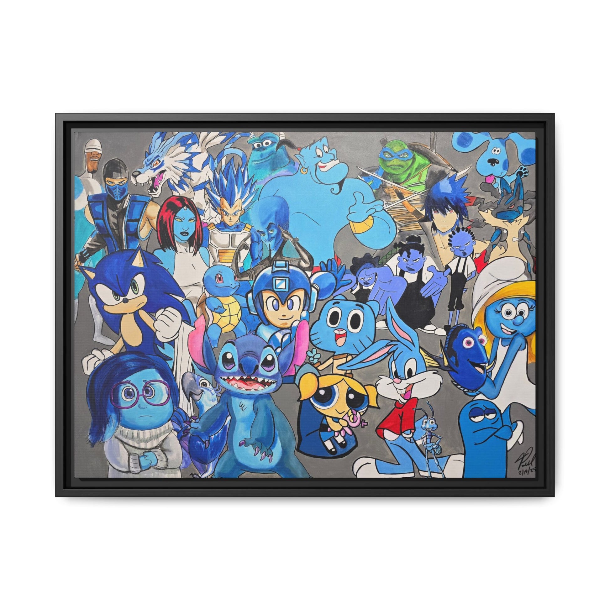 Blue Characters