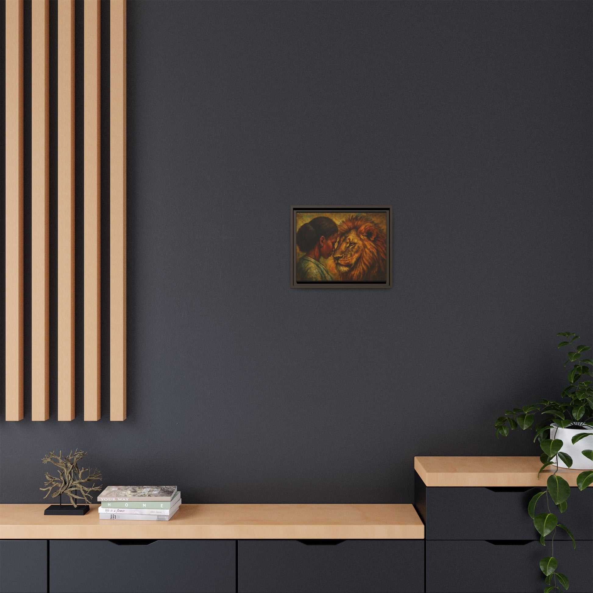 Lion and Woman