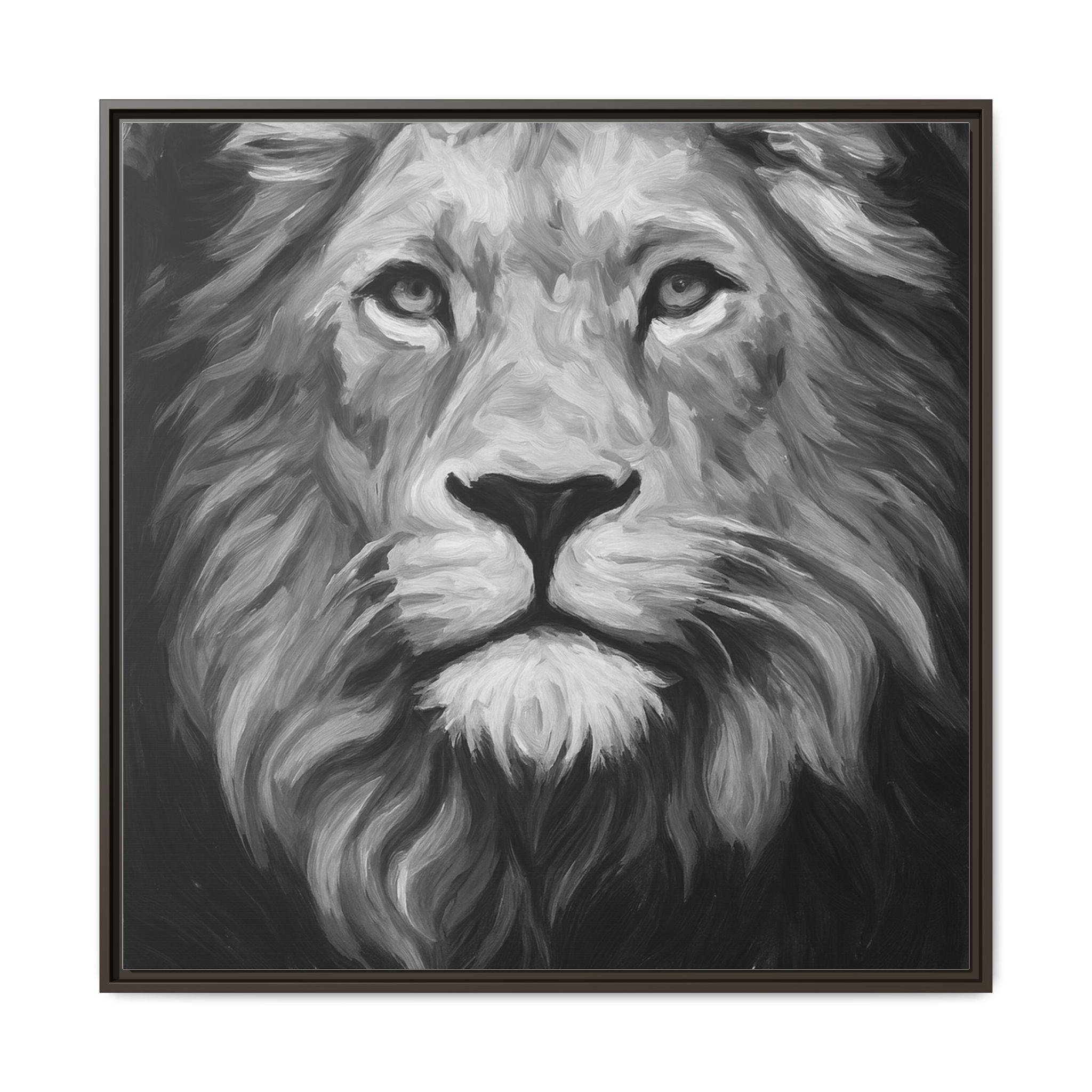Black and White Lion 1