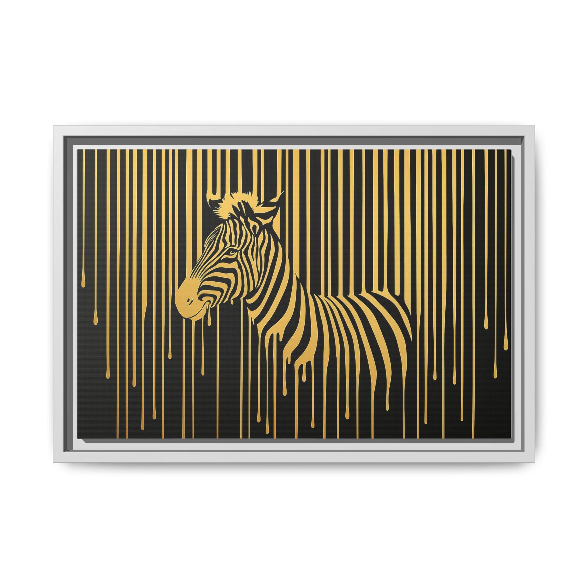 Gold Dripping Zebra