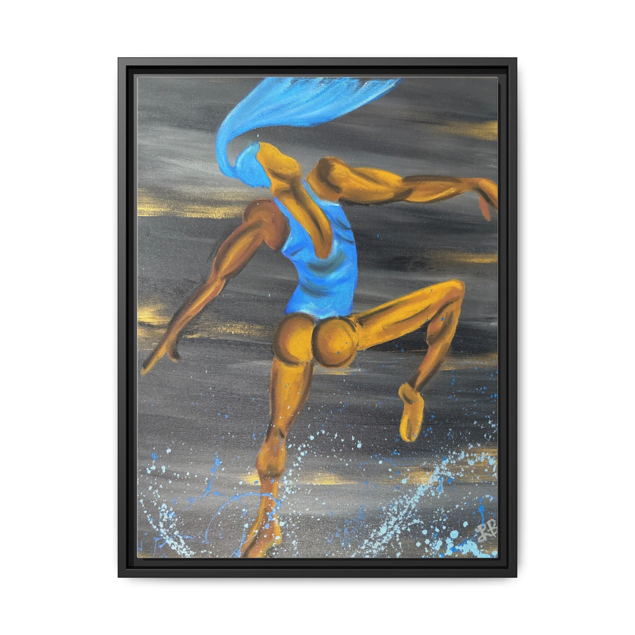 Dynamic Blue Dancing