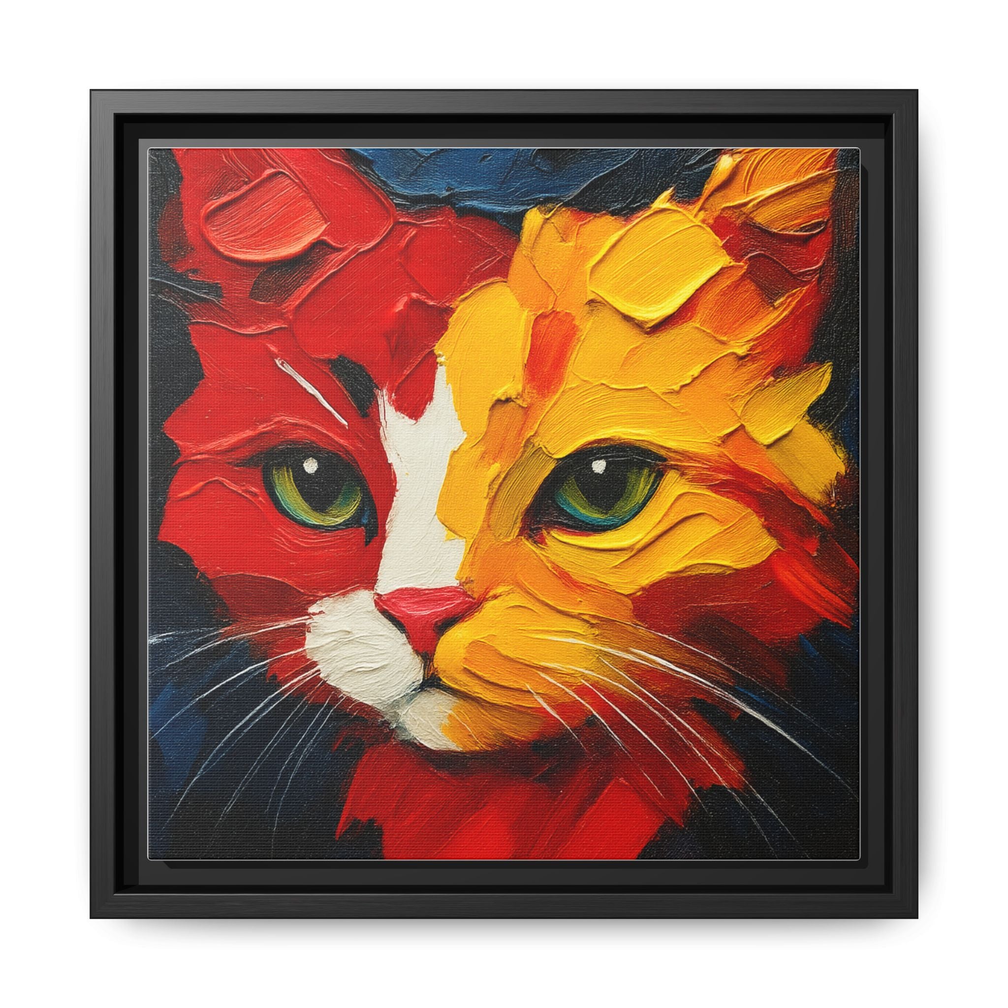 Whiskers in Red & Gold