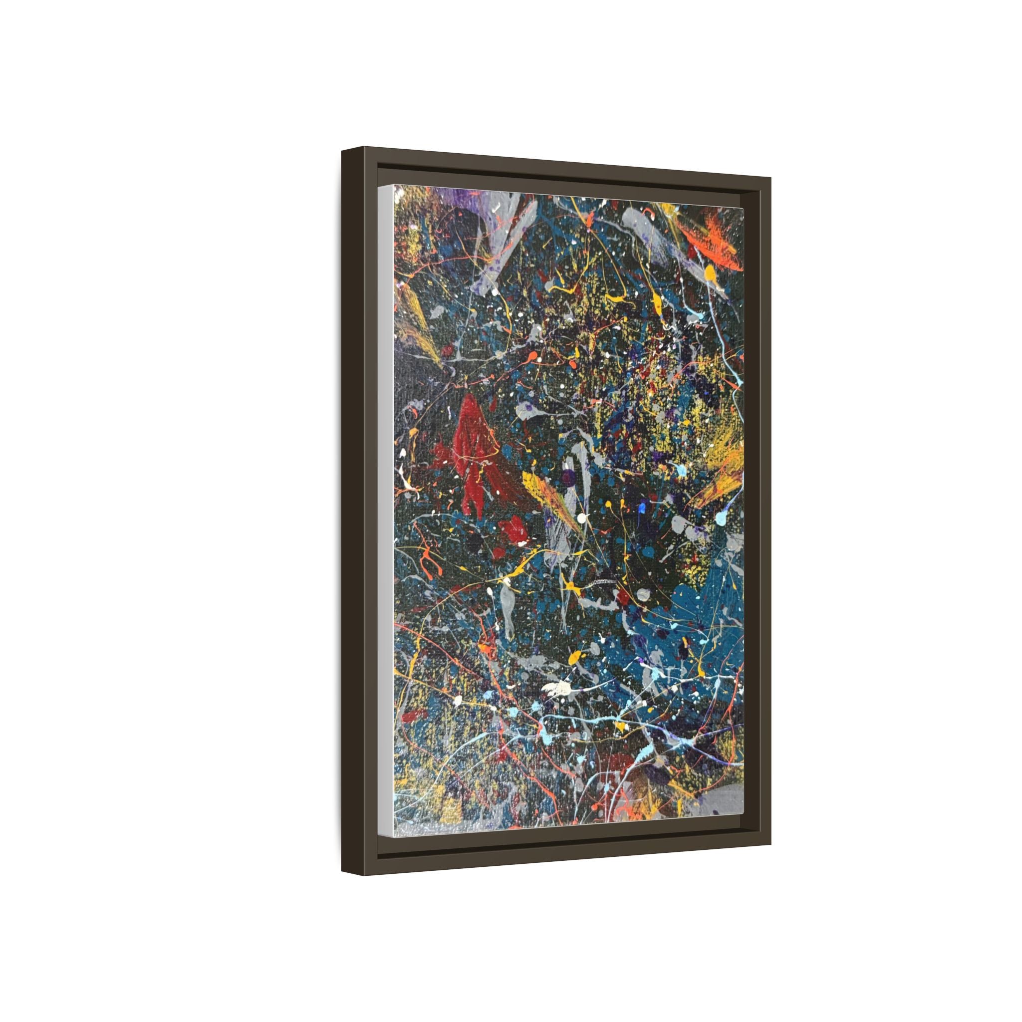Colorful Abstract Framed Canvas Art
