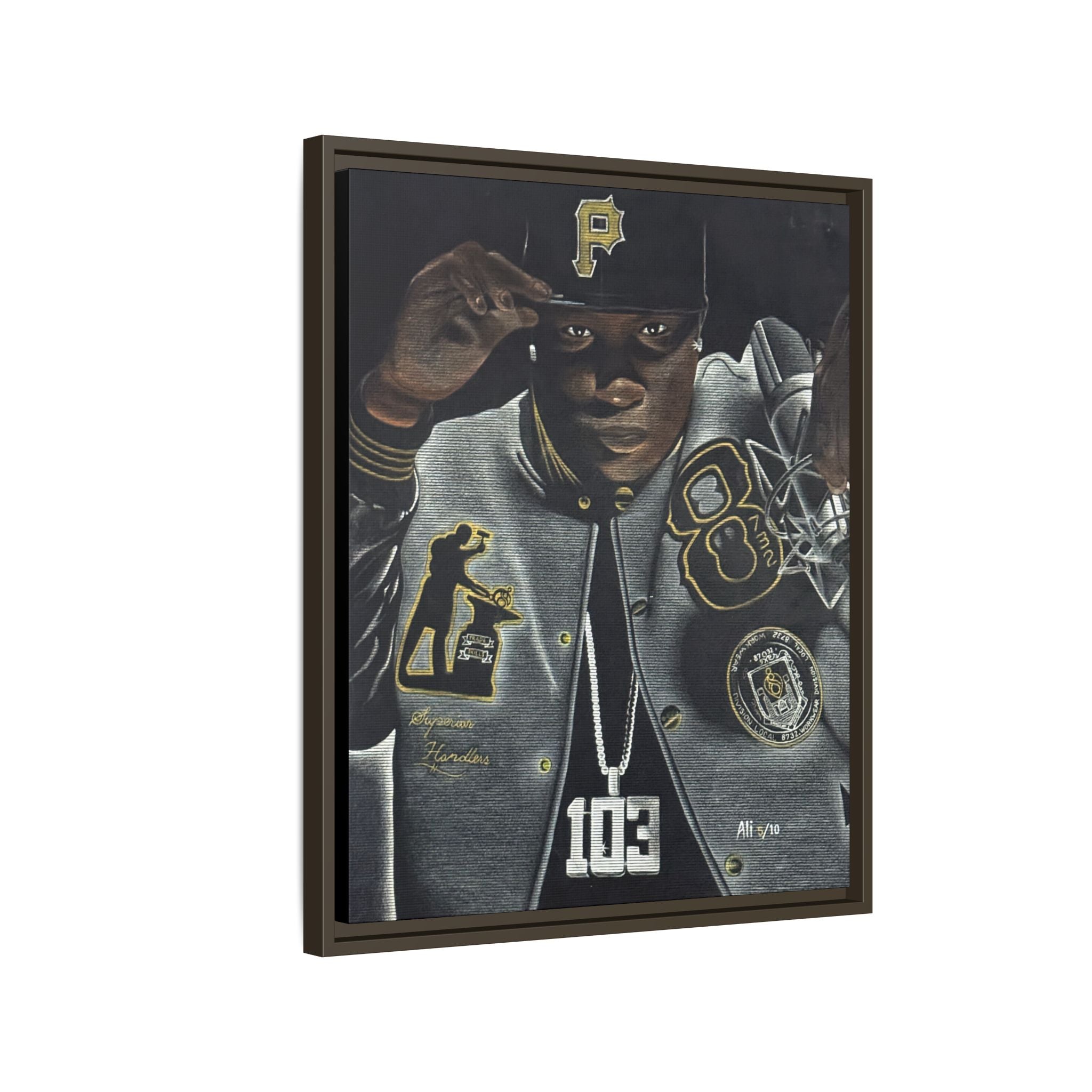 Canvas Looking in the Mirror Wall Art