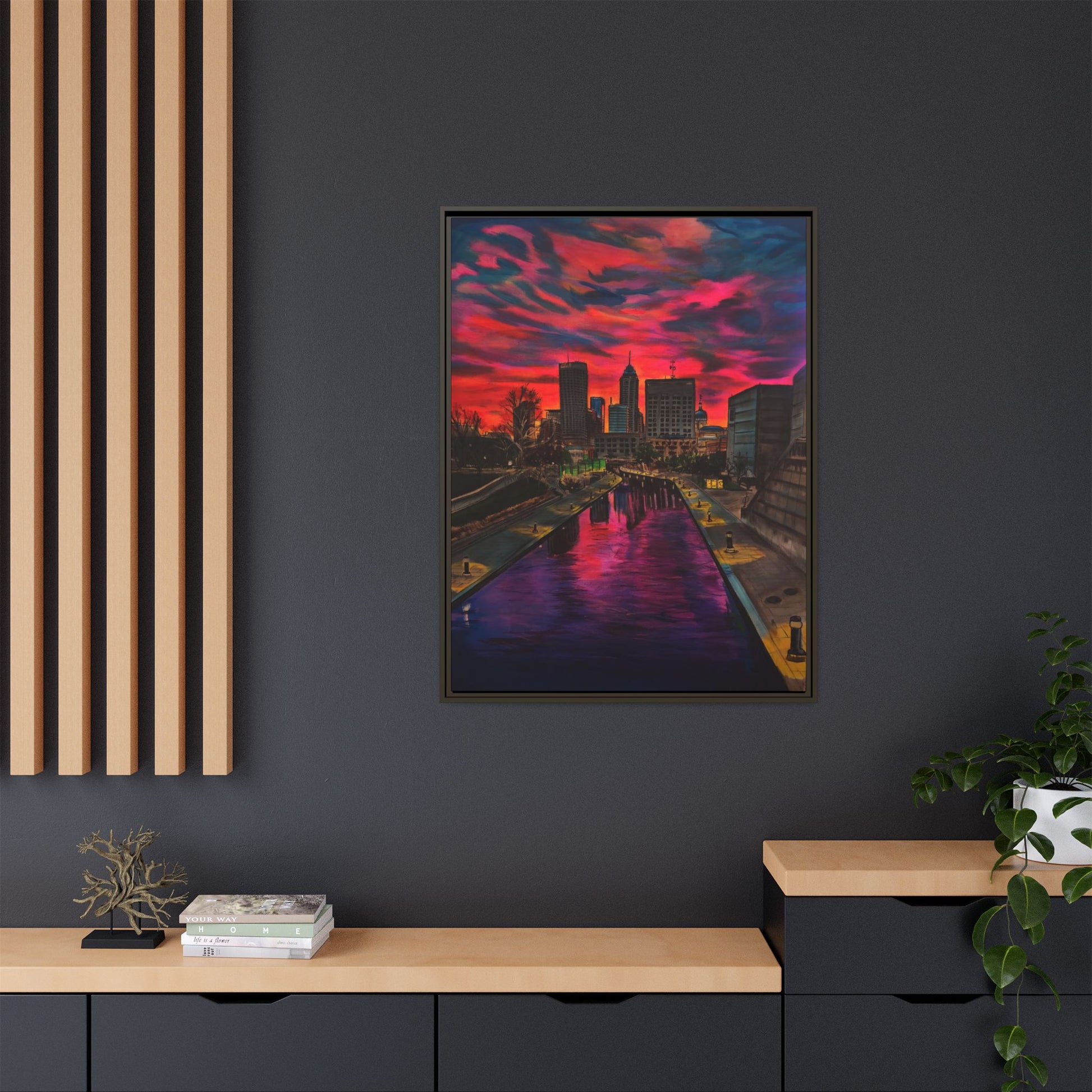 Vibrant Canal Cityscape