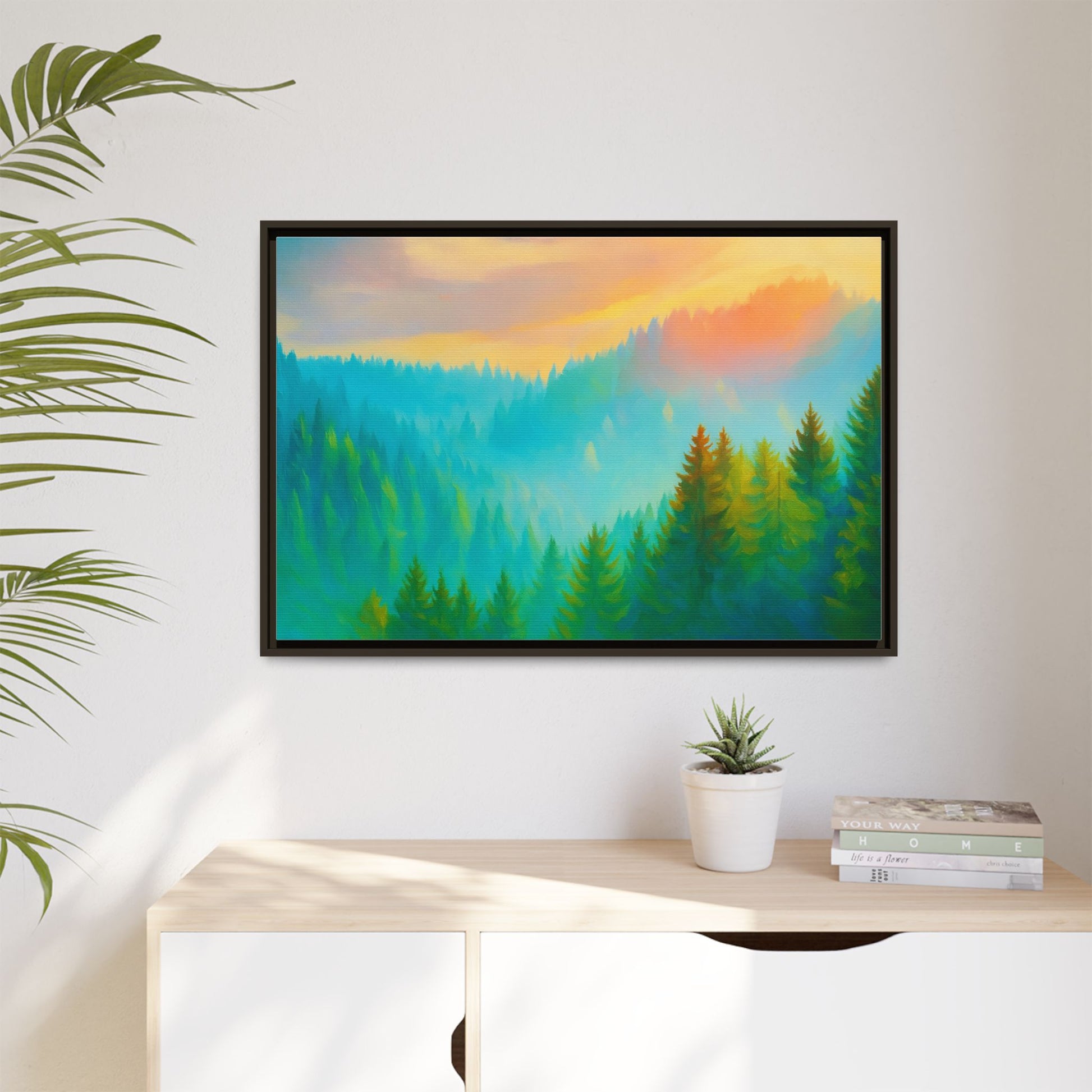 Serene Sun Forest Nature