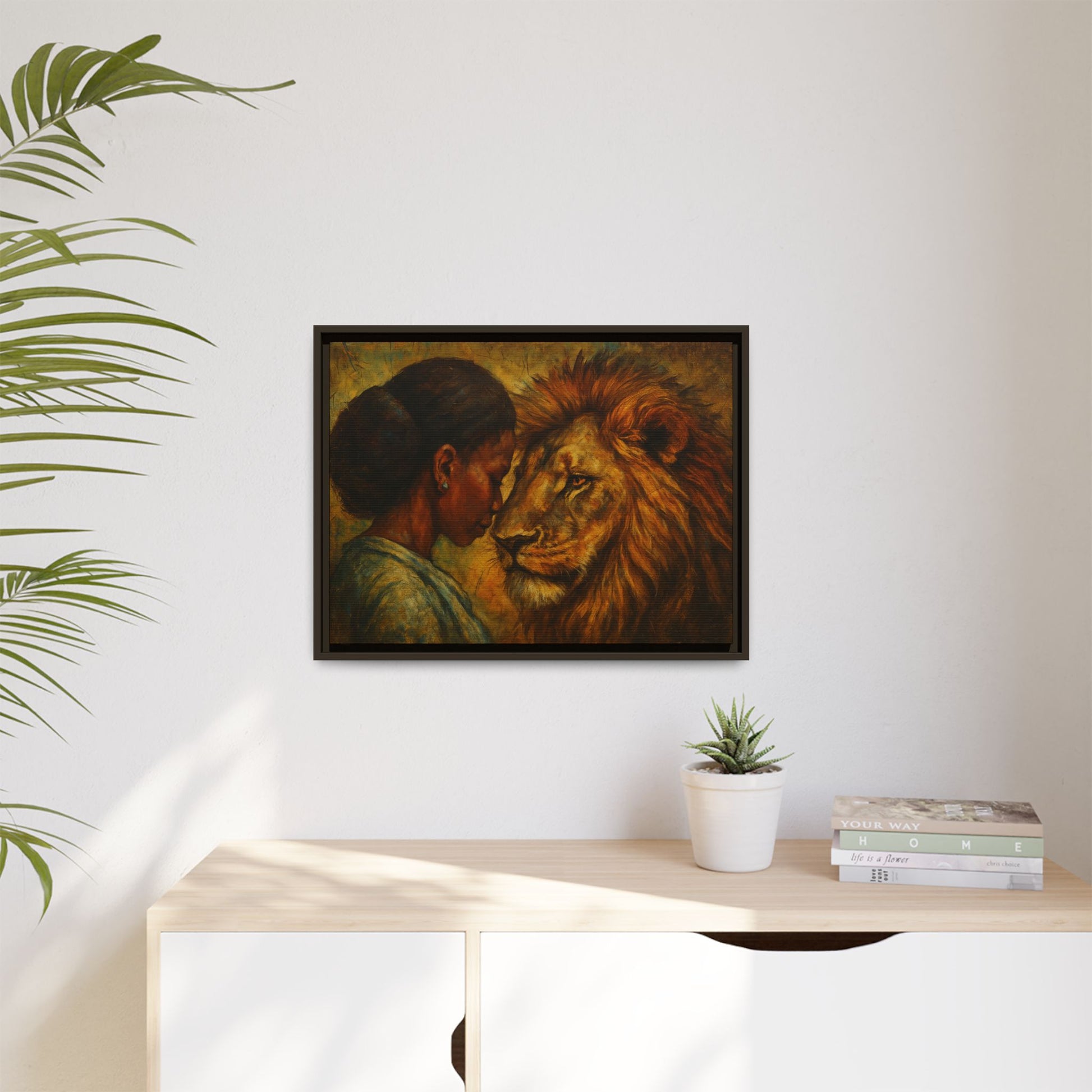 Lion and Woman