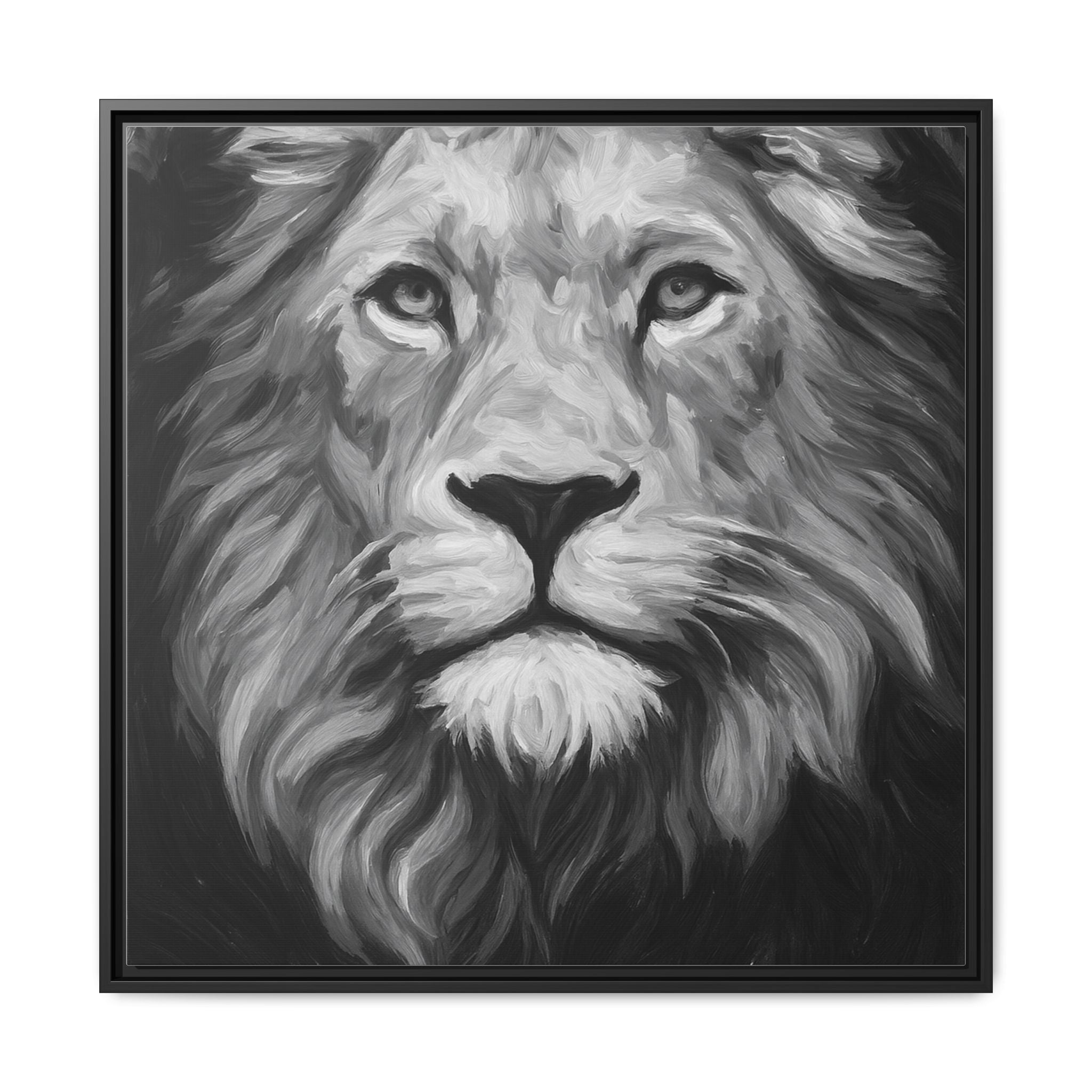 Black and White Lion 1