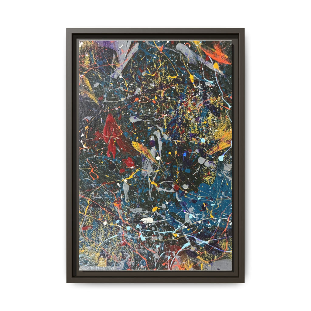 Colorful Abstract Framed Canvas Art