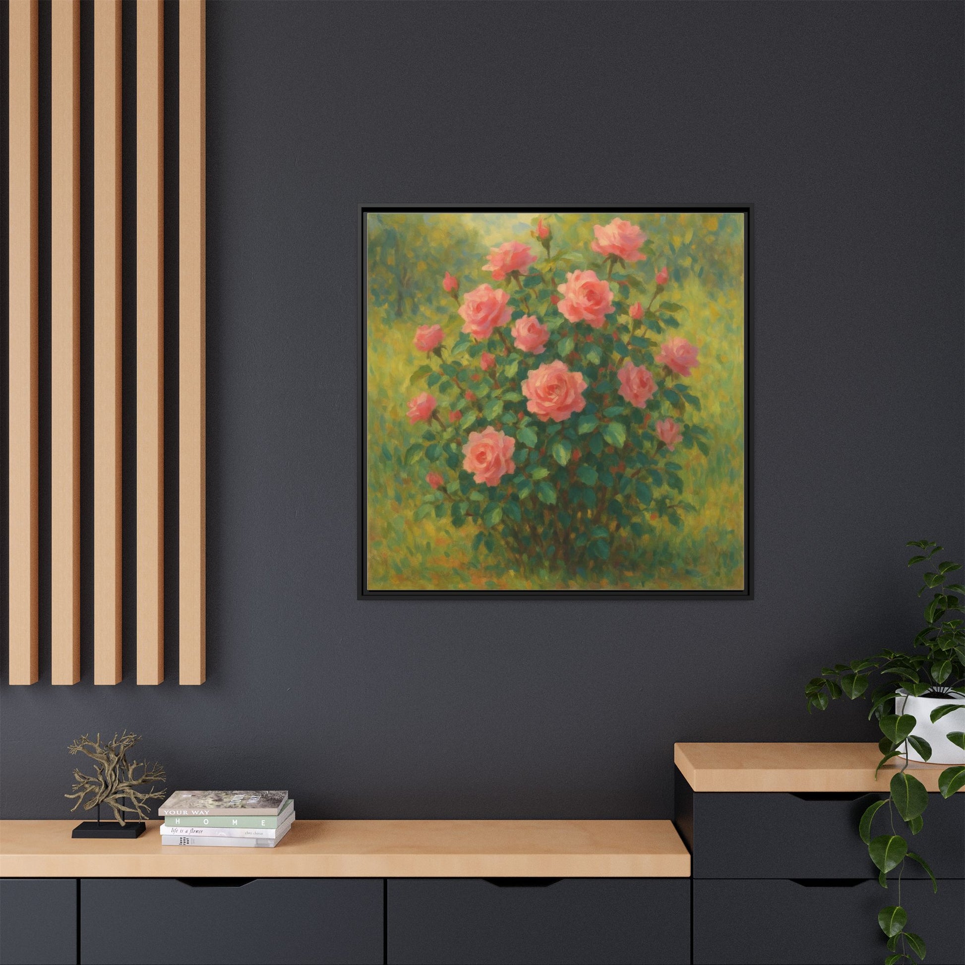 Pink Rose Bush 2