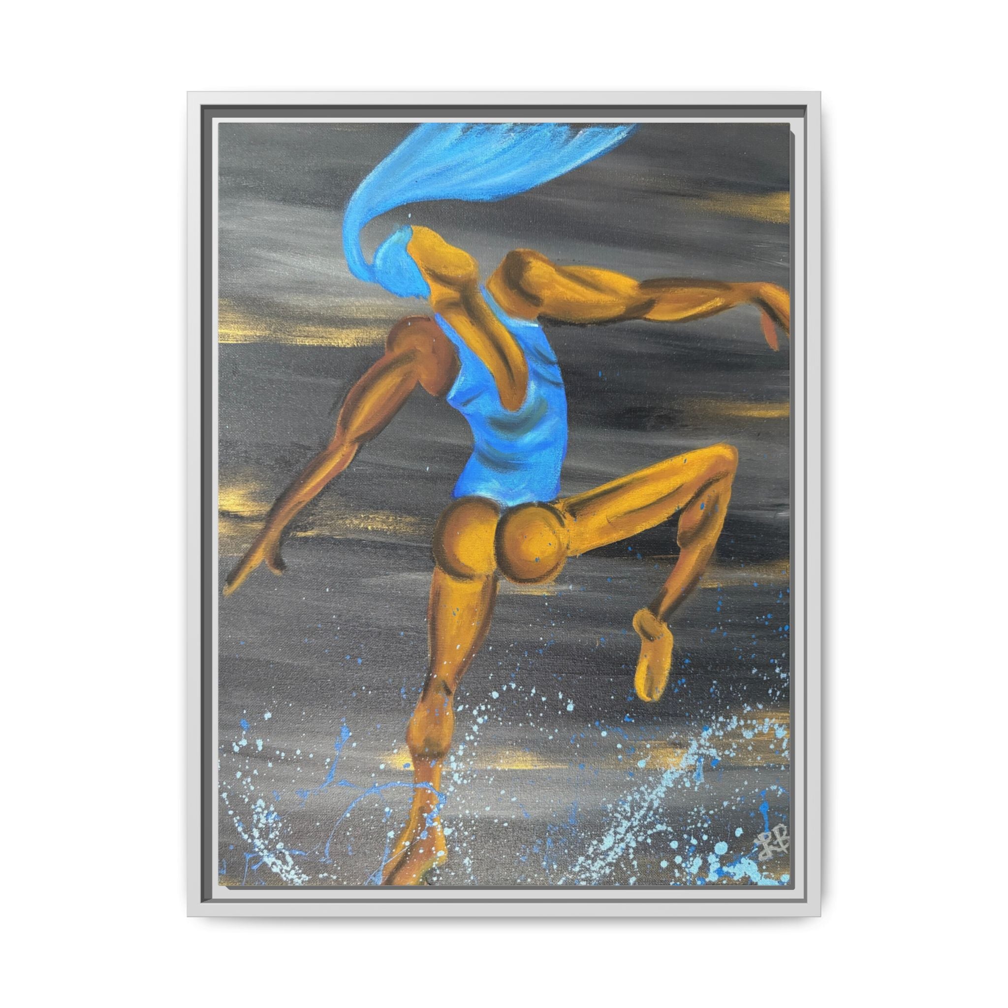 Dynamic Blue Dancing