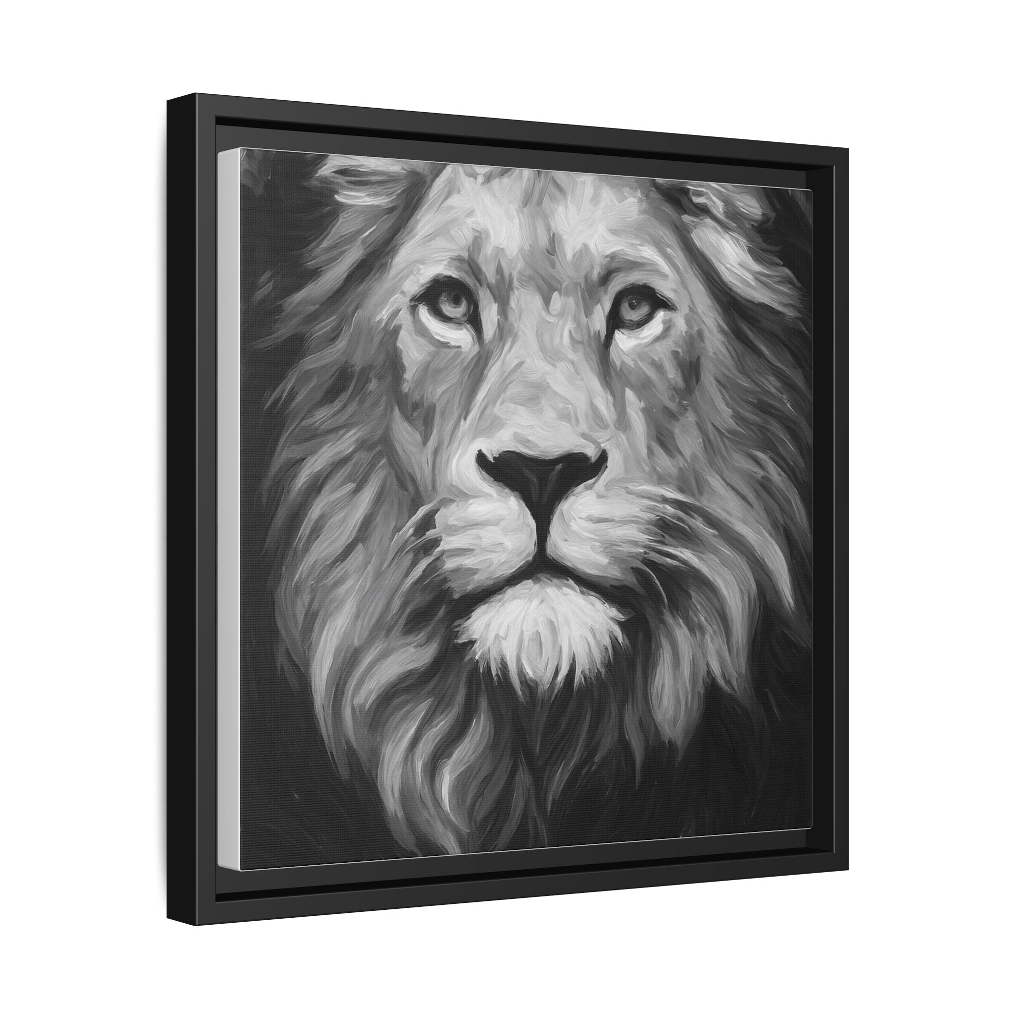 Black and White Lion 1