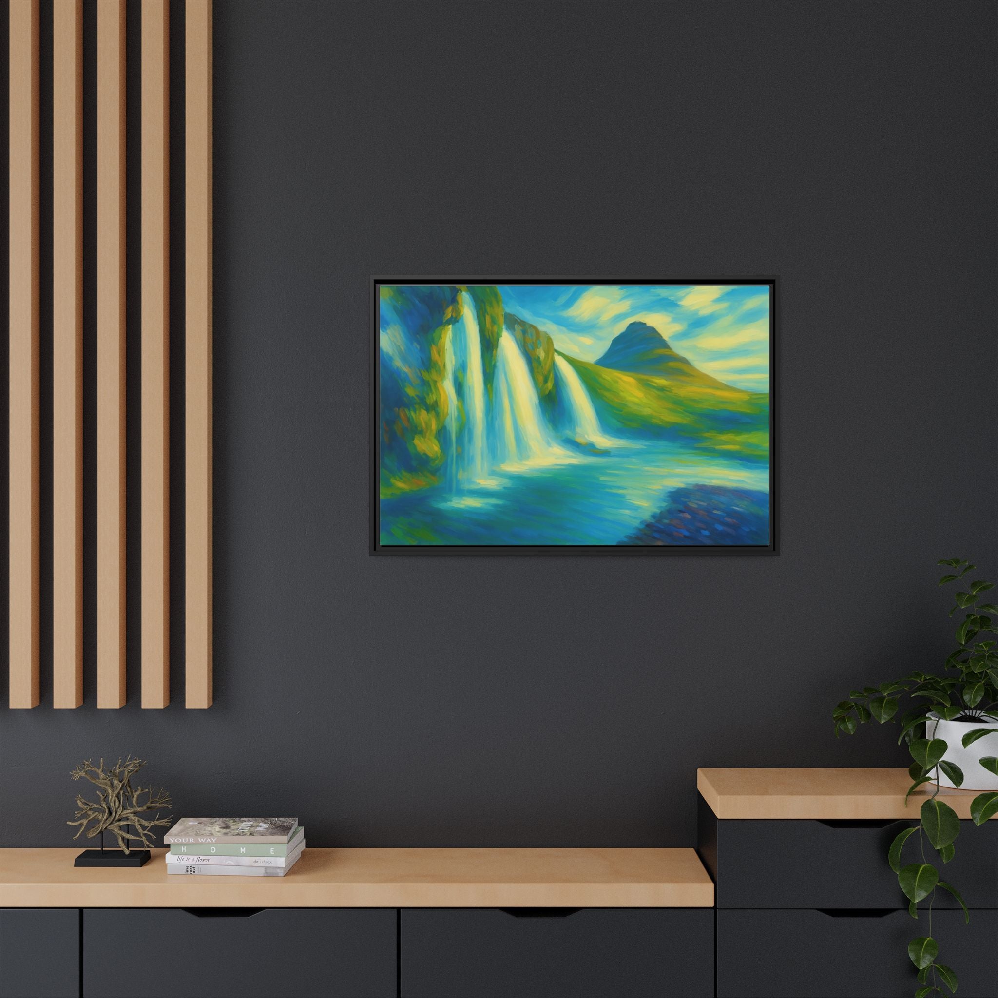 Waterfall Green Landscape